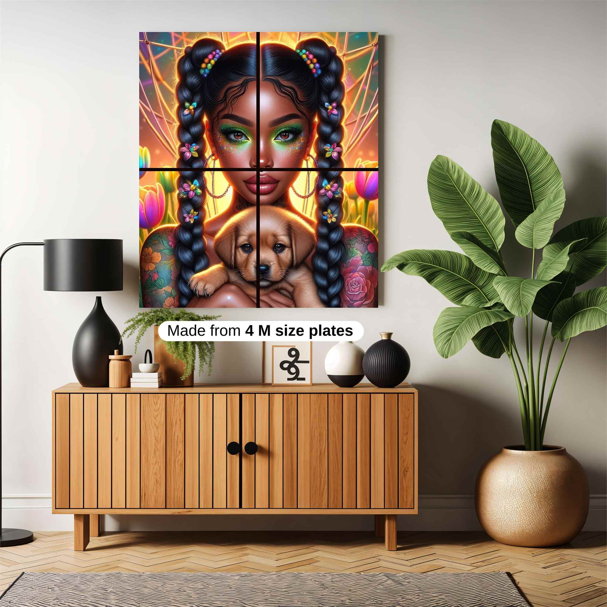 Tulip Tranquility Safe Wall Magnetic / M