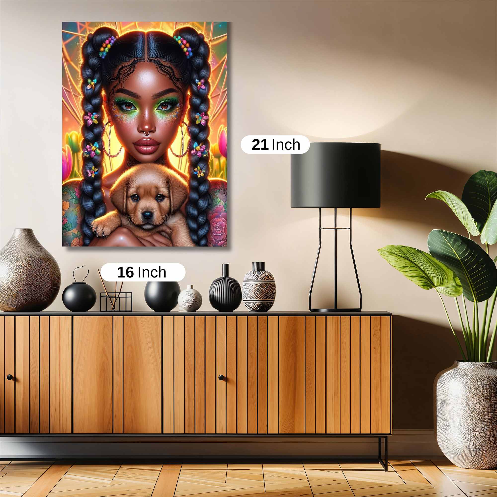 Tulip Tranquility Safe Wall Magnetic / M