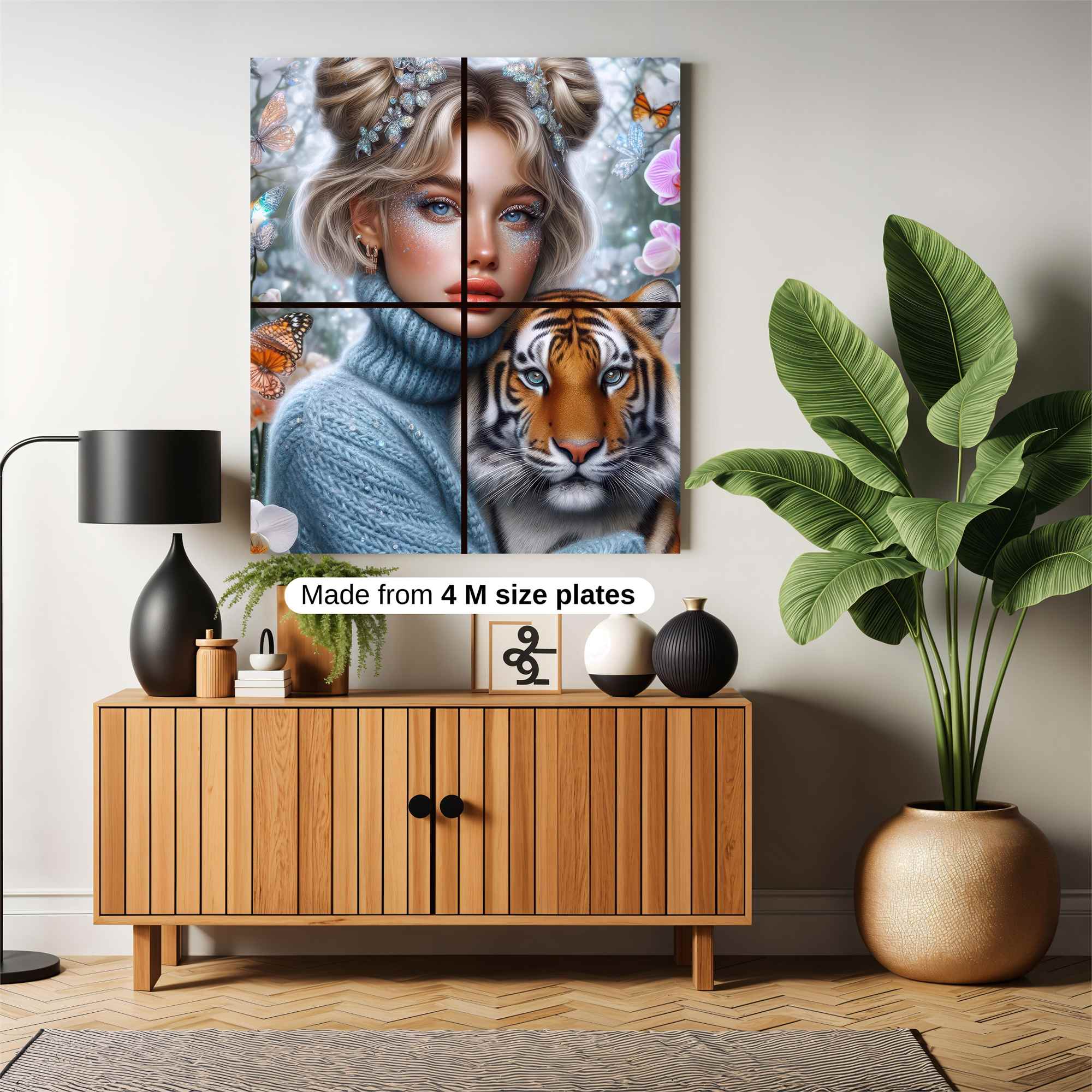 Tiger Serenity Safe Wall Magnetic / M