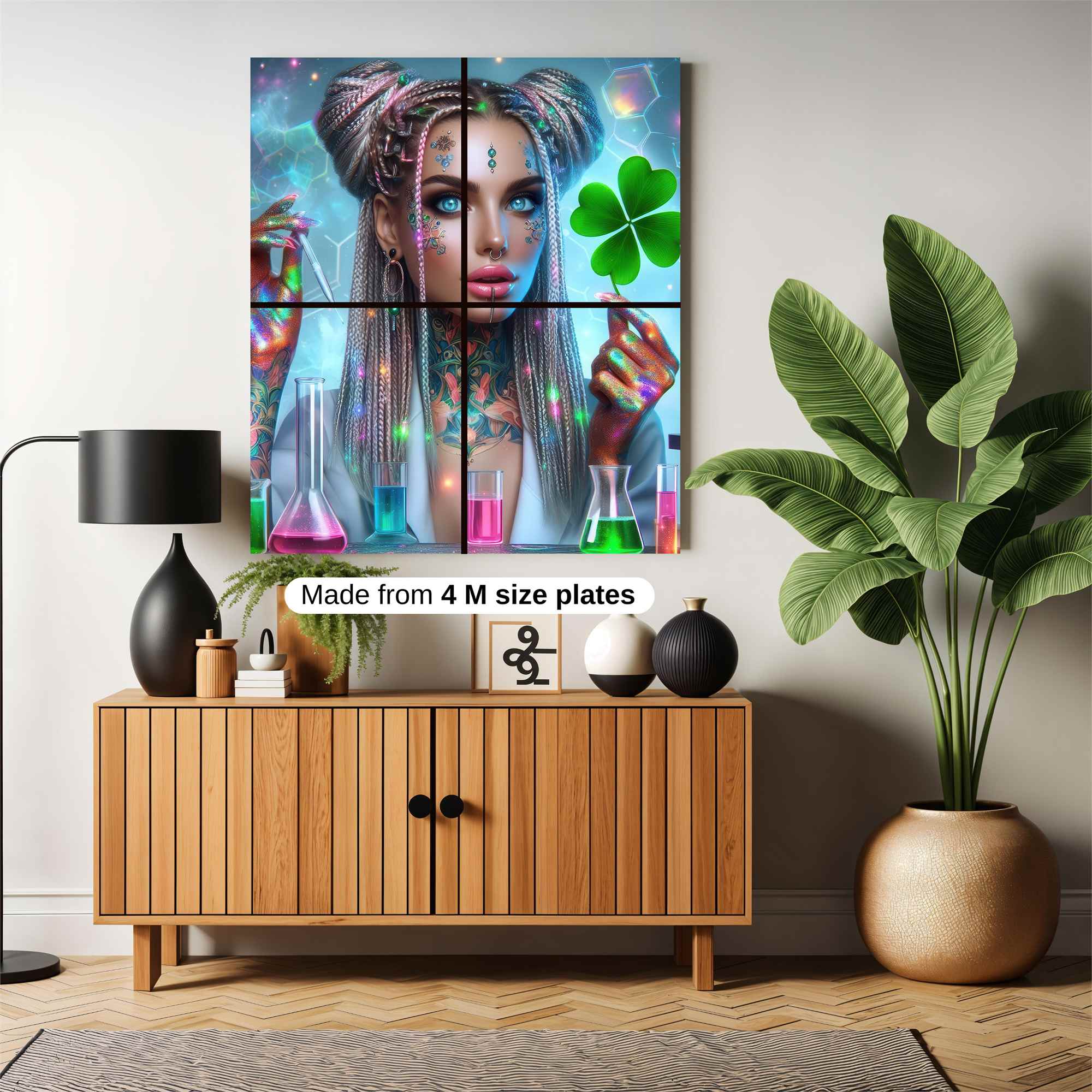 Clover Enchantment Safe Wall Magnetic / M