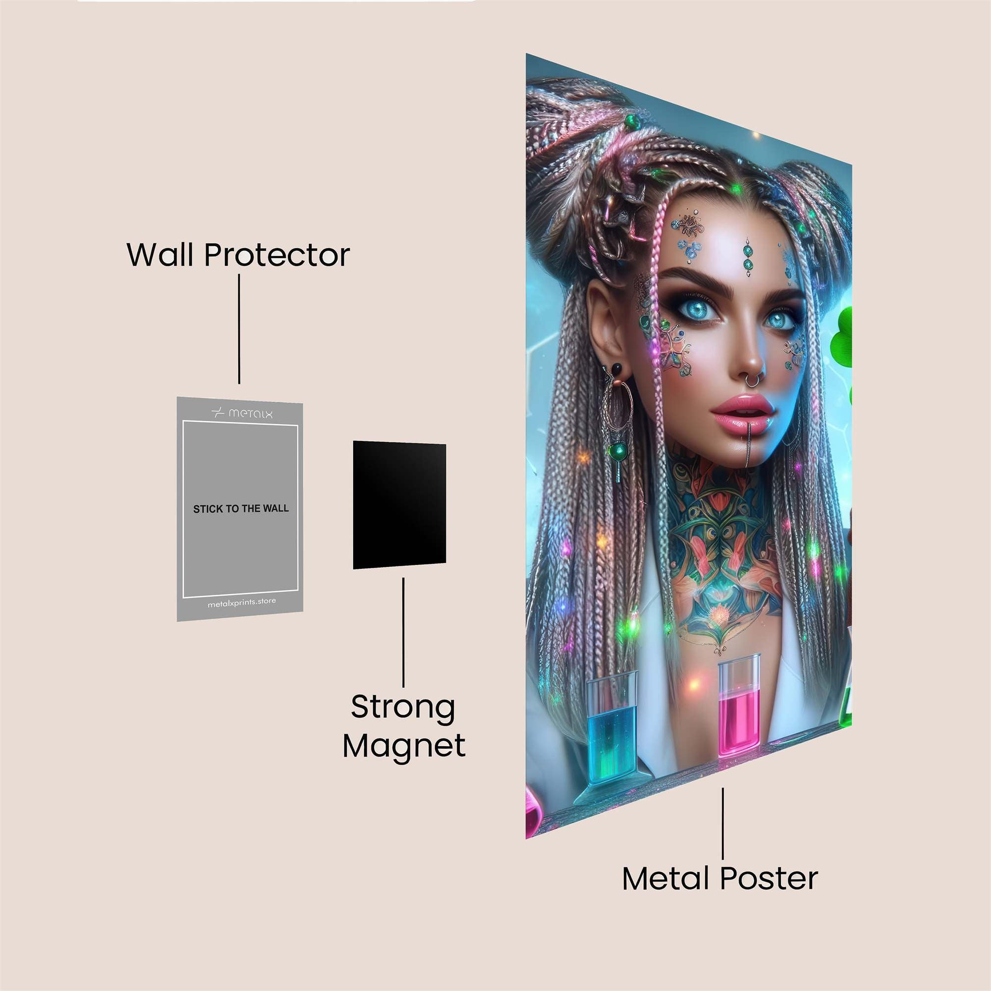 Clover Enchantment Safe Wall Magnetic / M