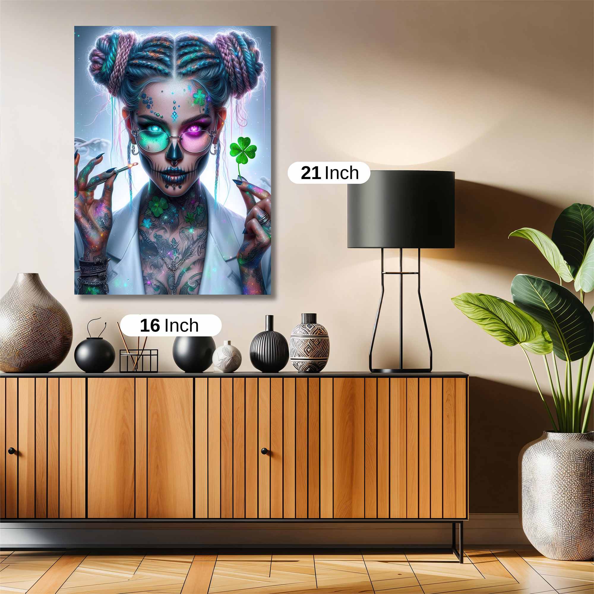 Skeleton Serenity Safe Wall Magnetic / M