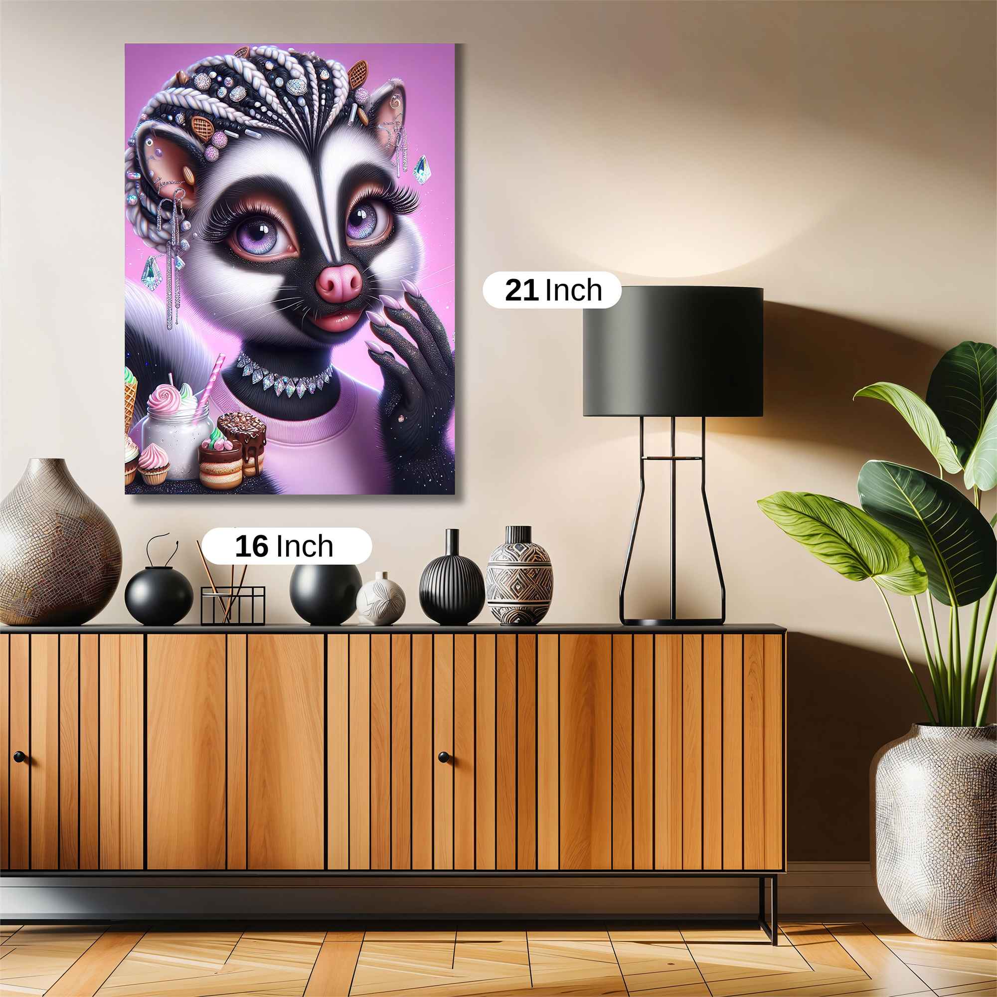 Skunk Glamour Safe Wall Magnetic / M