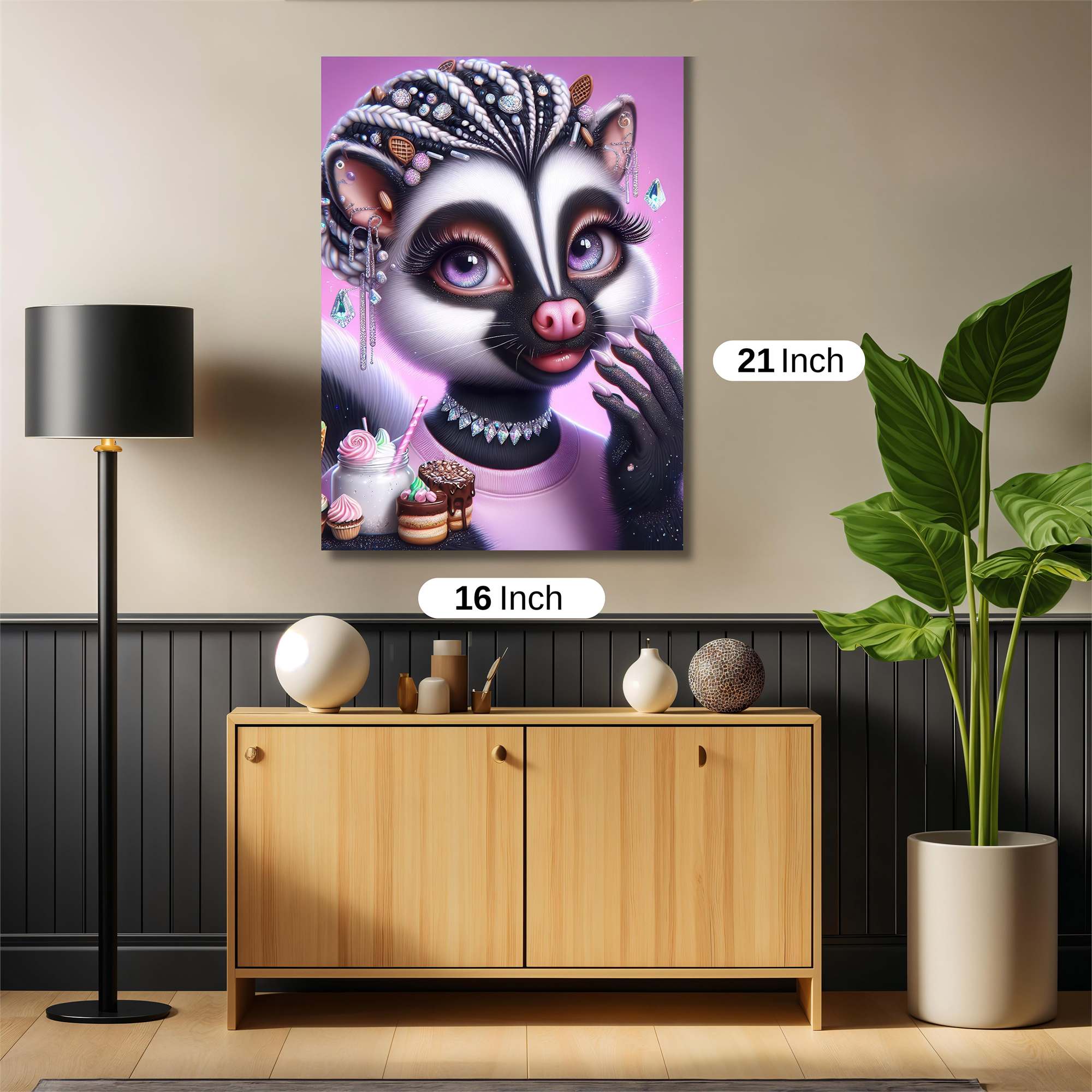 Skunk Glamour Safe Wall Magnetic / M