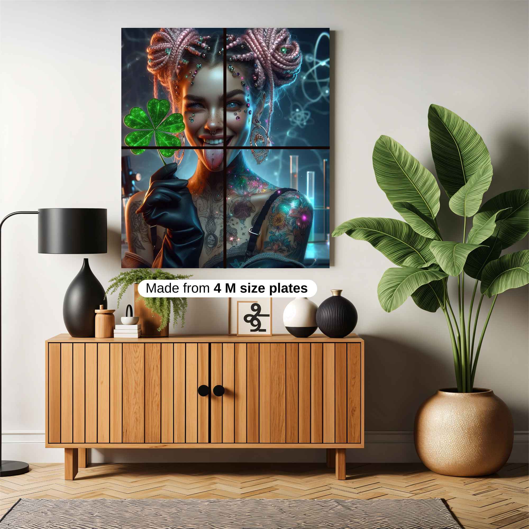 Clover Whimsy Safe Wall Magnetic / M