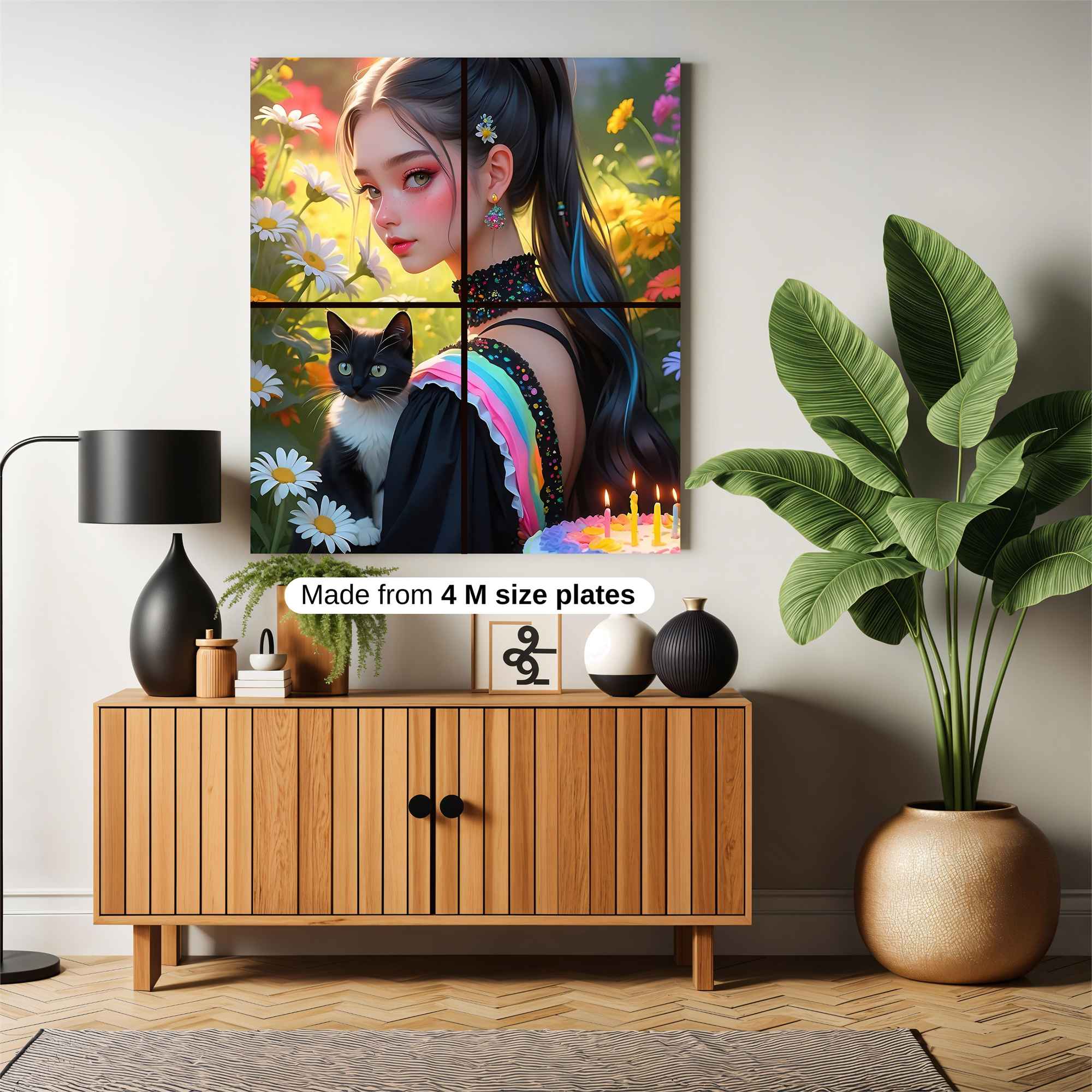 FloralWhimsy Safe Wall Magnetic / M