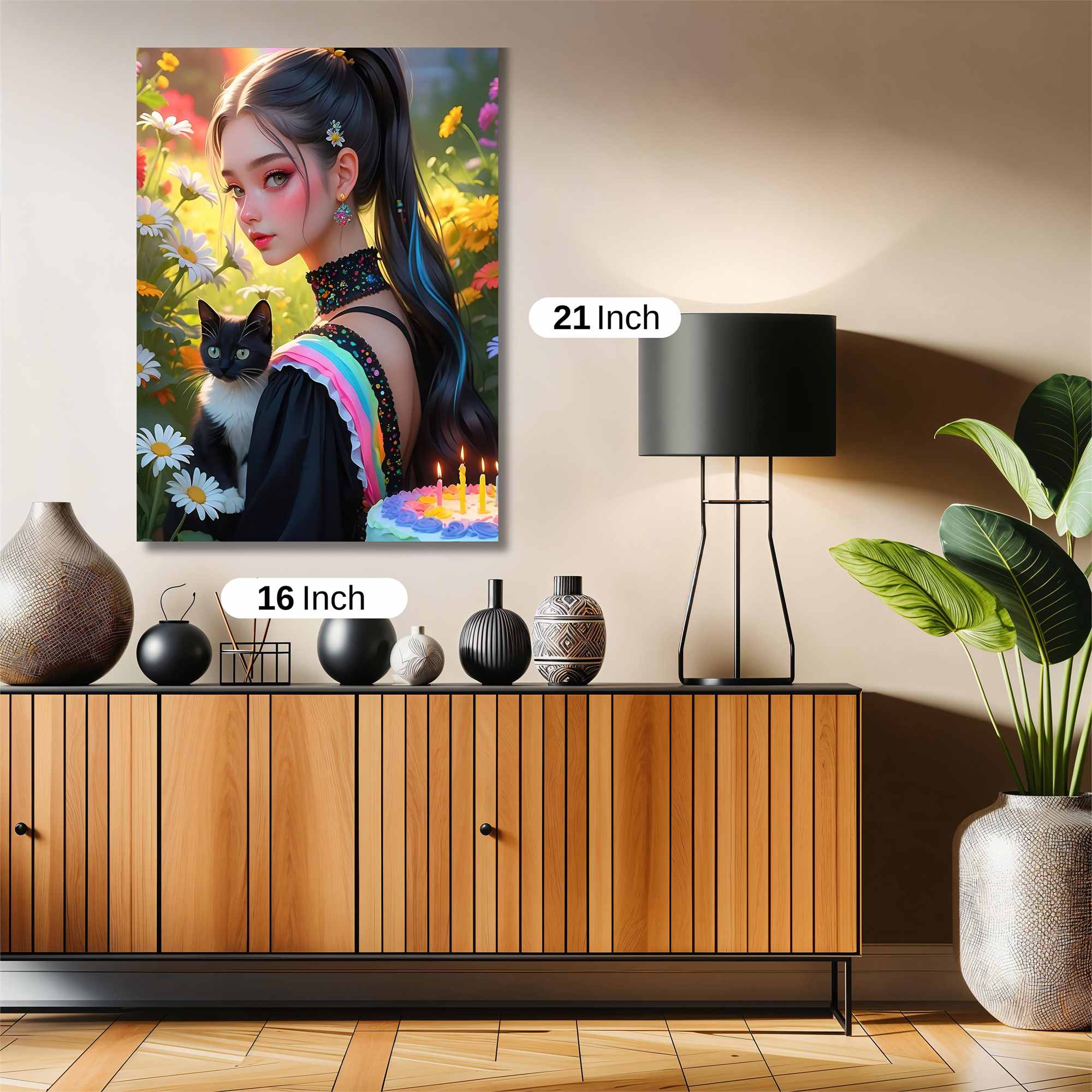 FloralWhimsy Safe Wall Magnetic / M