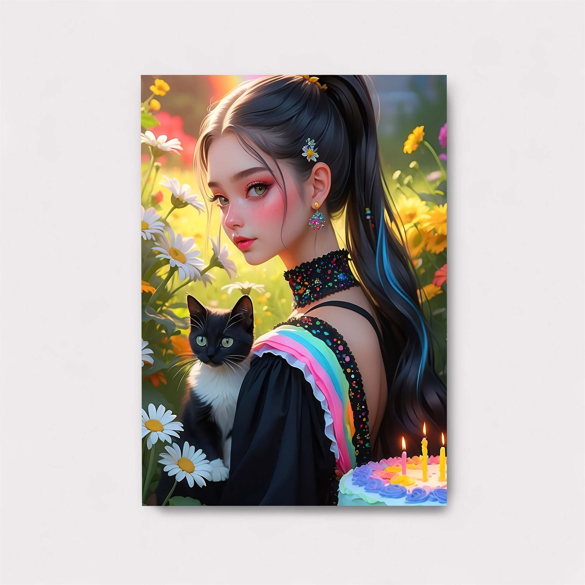 FloralWhimsy Safe Wall Magnetic / M