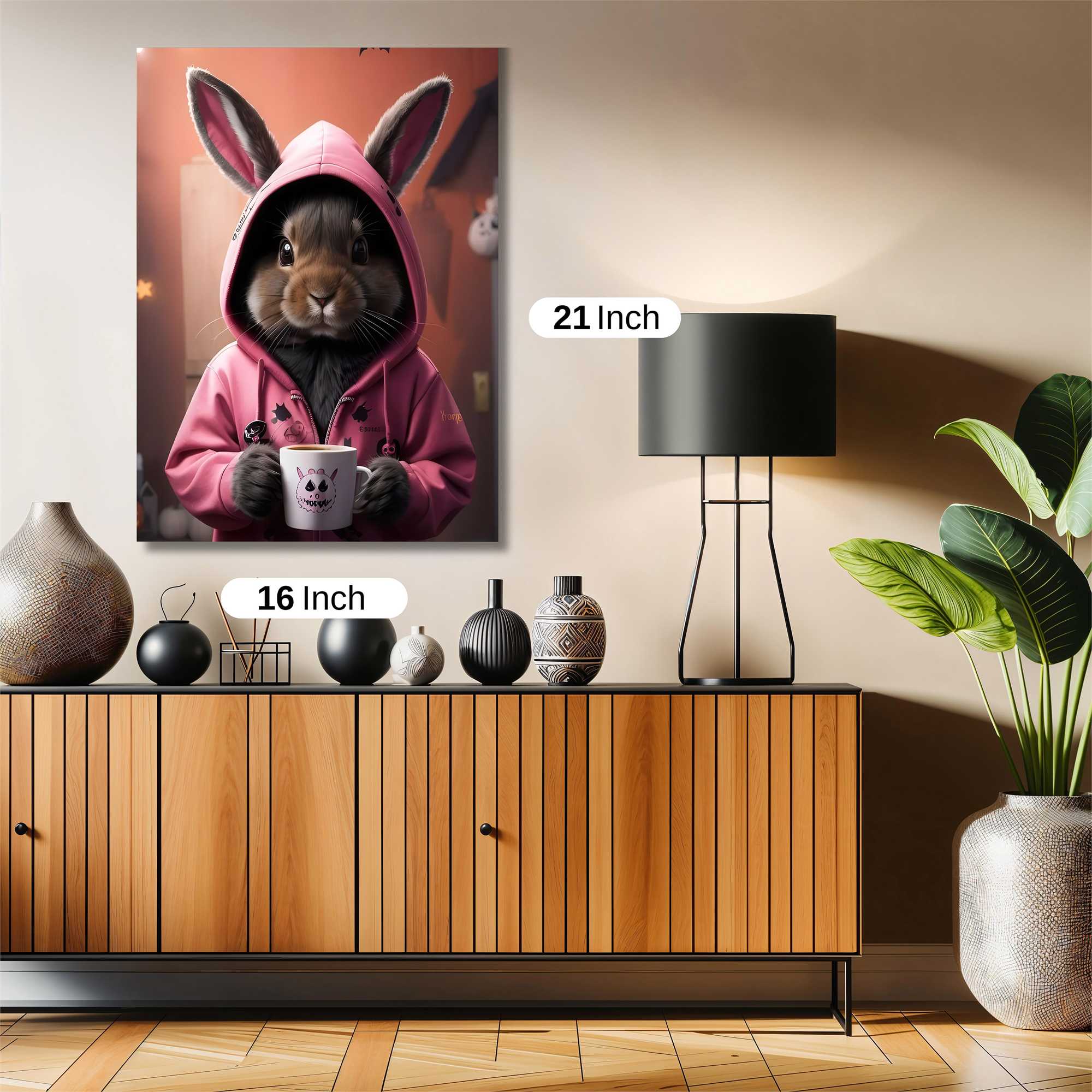 Bunny Cozy Safe Wall Magnetic / M