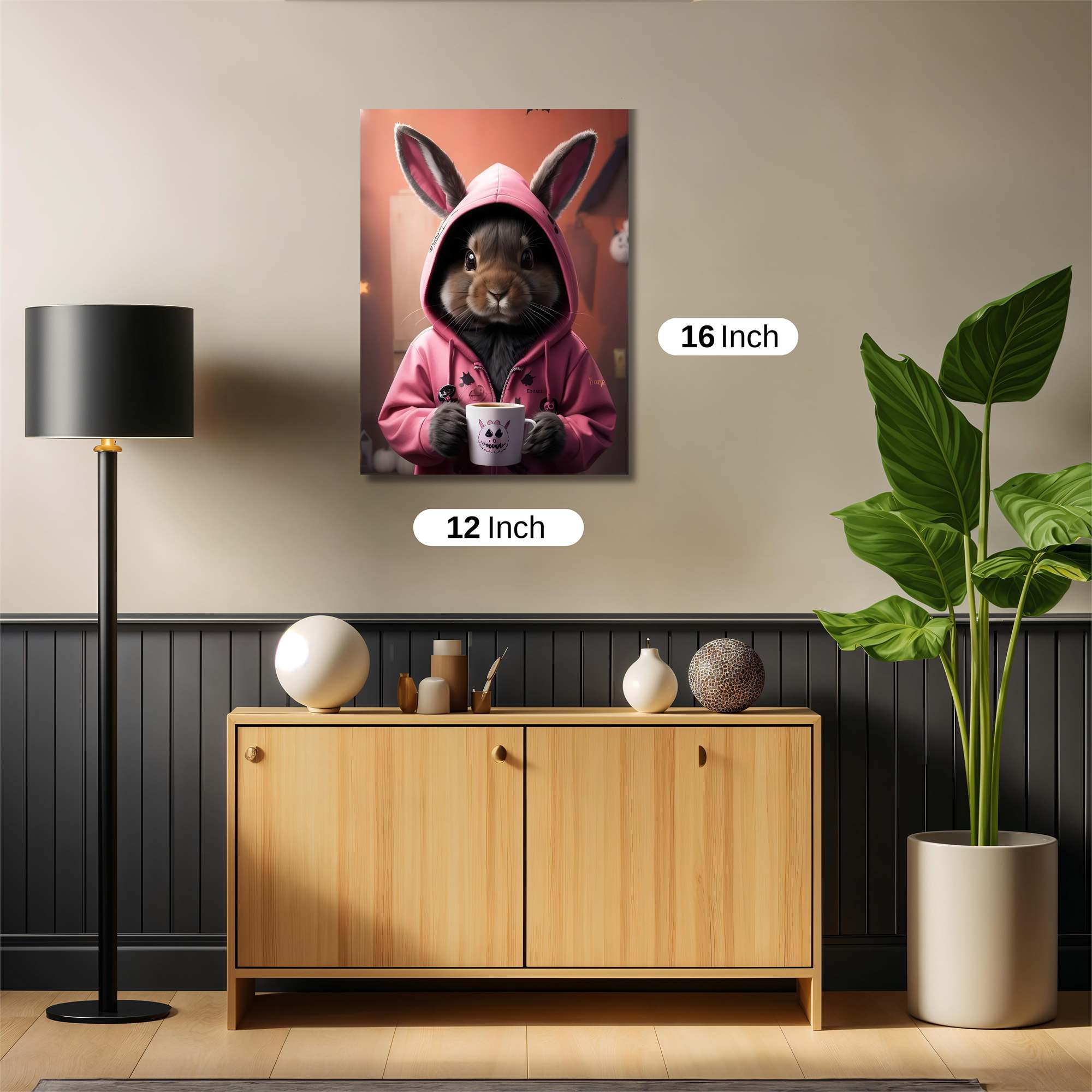 Bunny Cozy Safe Wall Magnetic / M