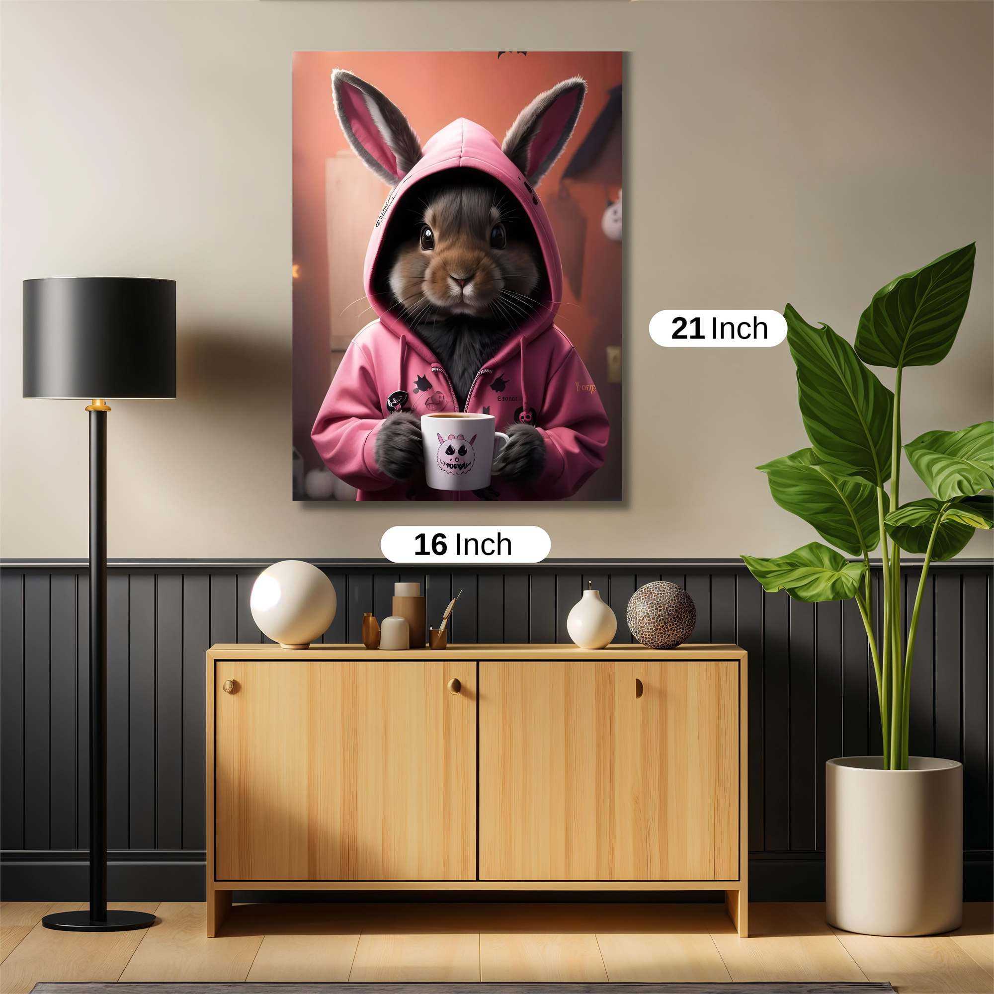 Bunny Cozy Safe Wall Magnetic / M