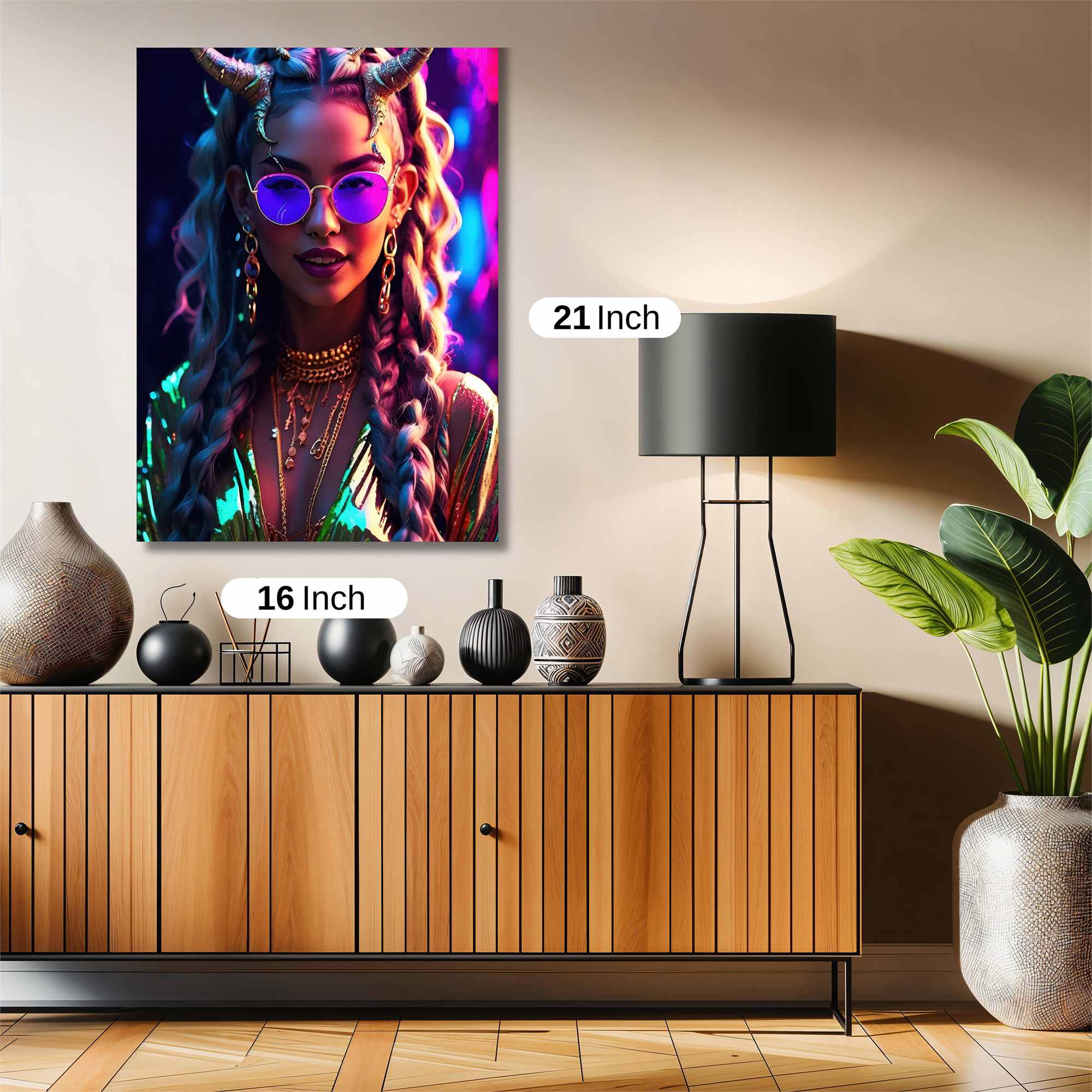 Demon Dazzle Safe Wall Magnetic / M