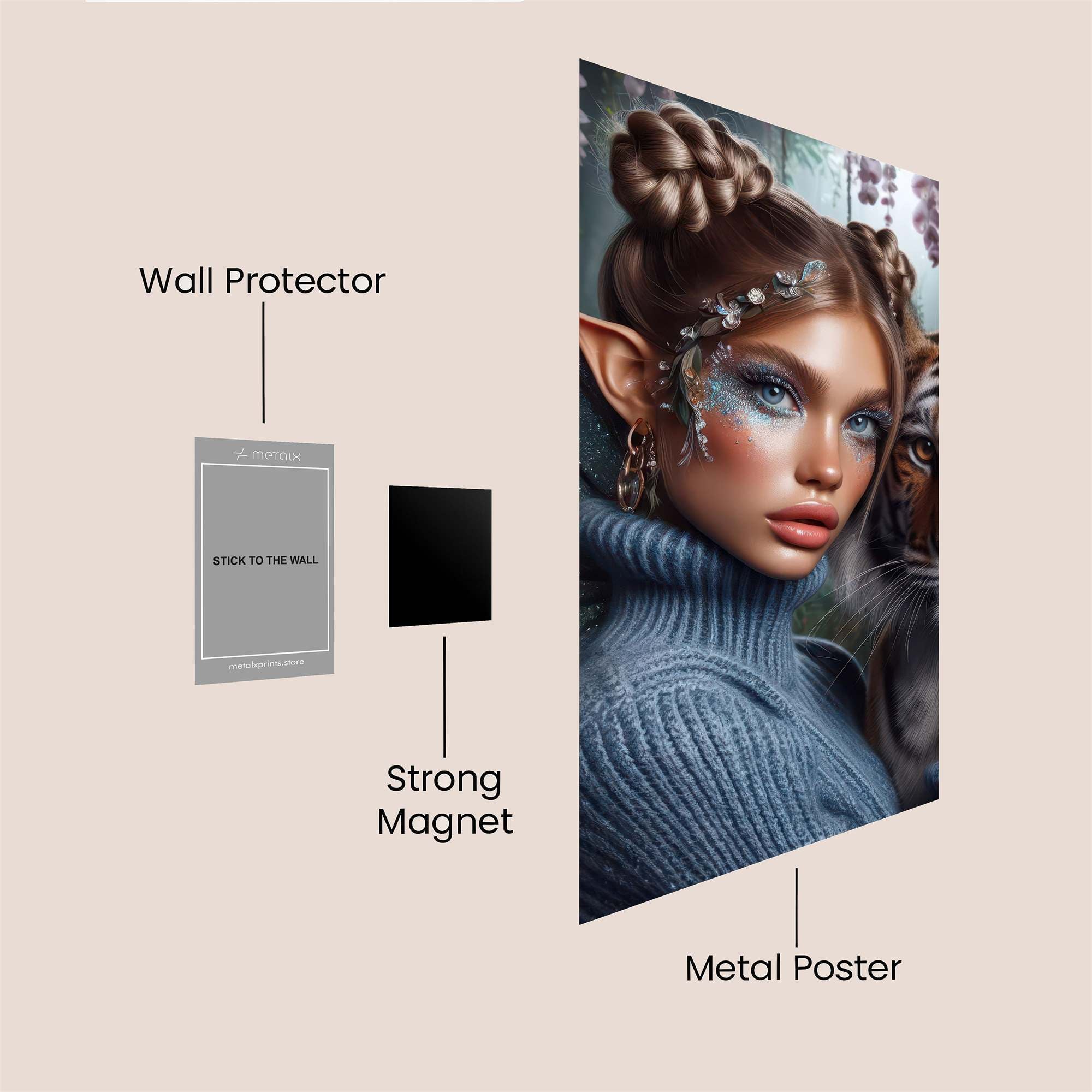 Fairy Serenity Safe Wall Magnetic / M