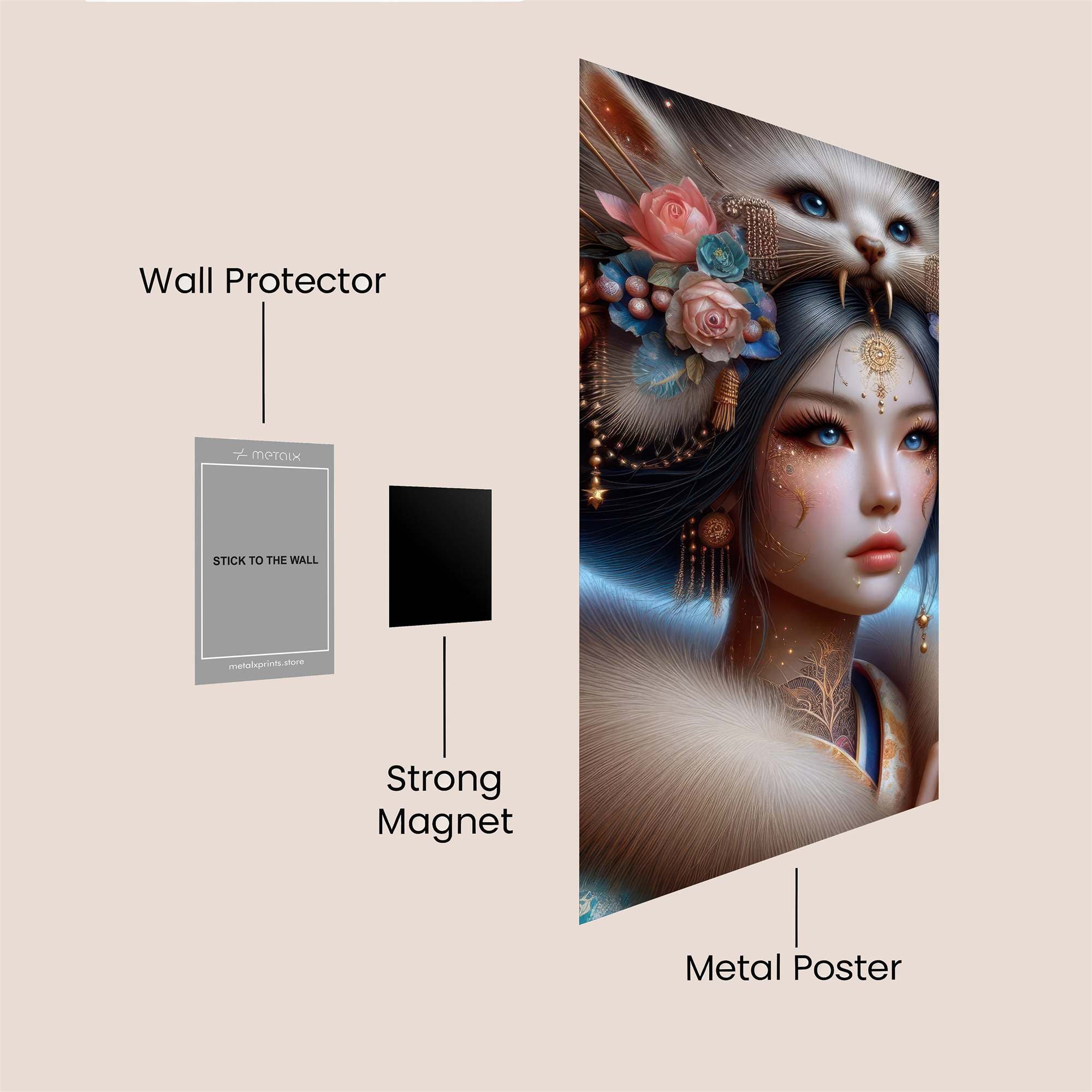 Feline Majesty Safe Wall Magnetic / M