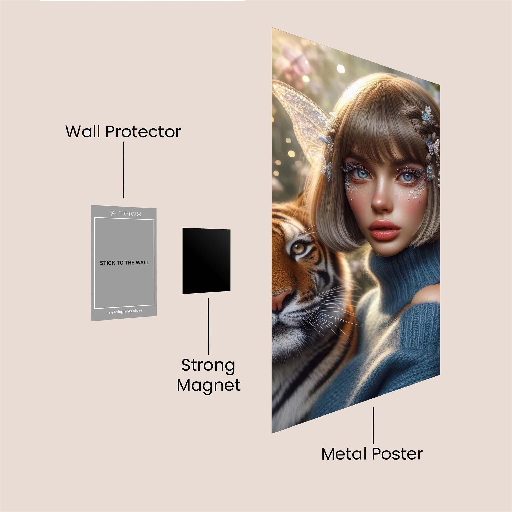 Fairy Serenity Safe Wall Magnetic / M