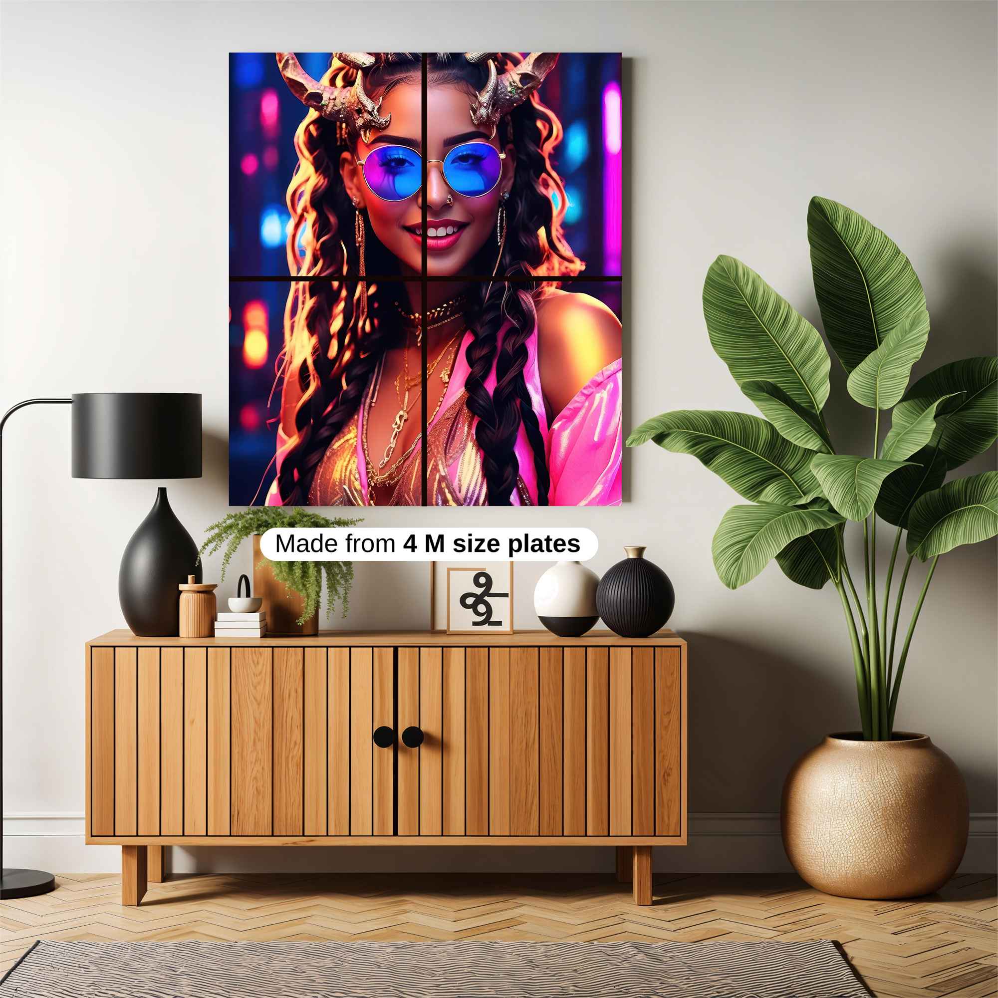 Neon Enchantress Safe Wall Magnetic / M