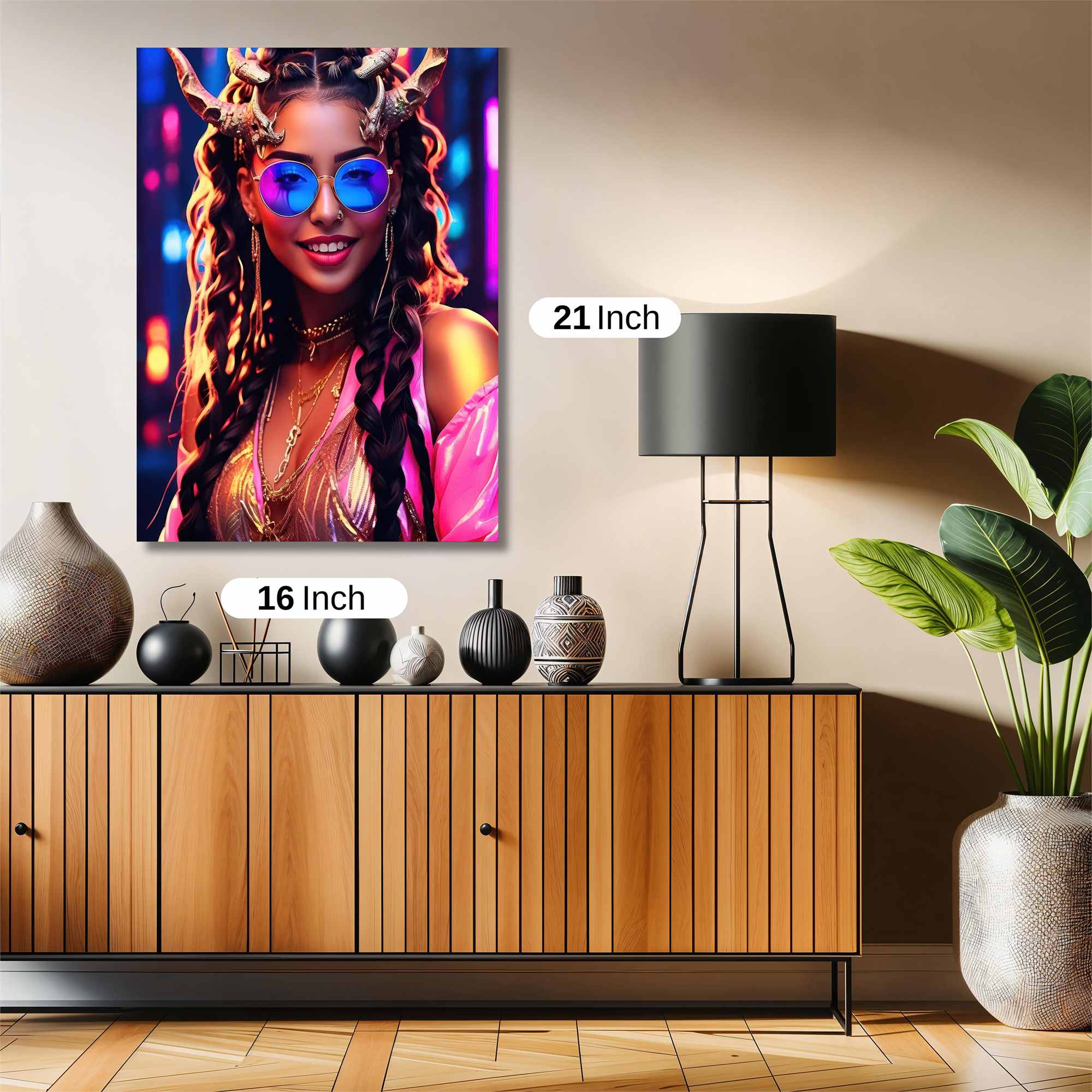 Neon Enchantress Safe Wall Magnetic / M