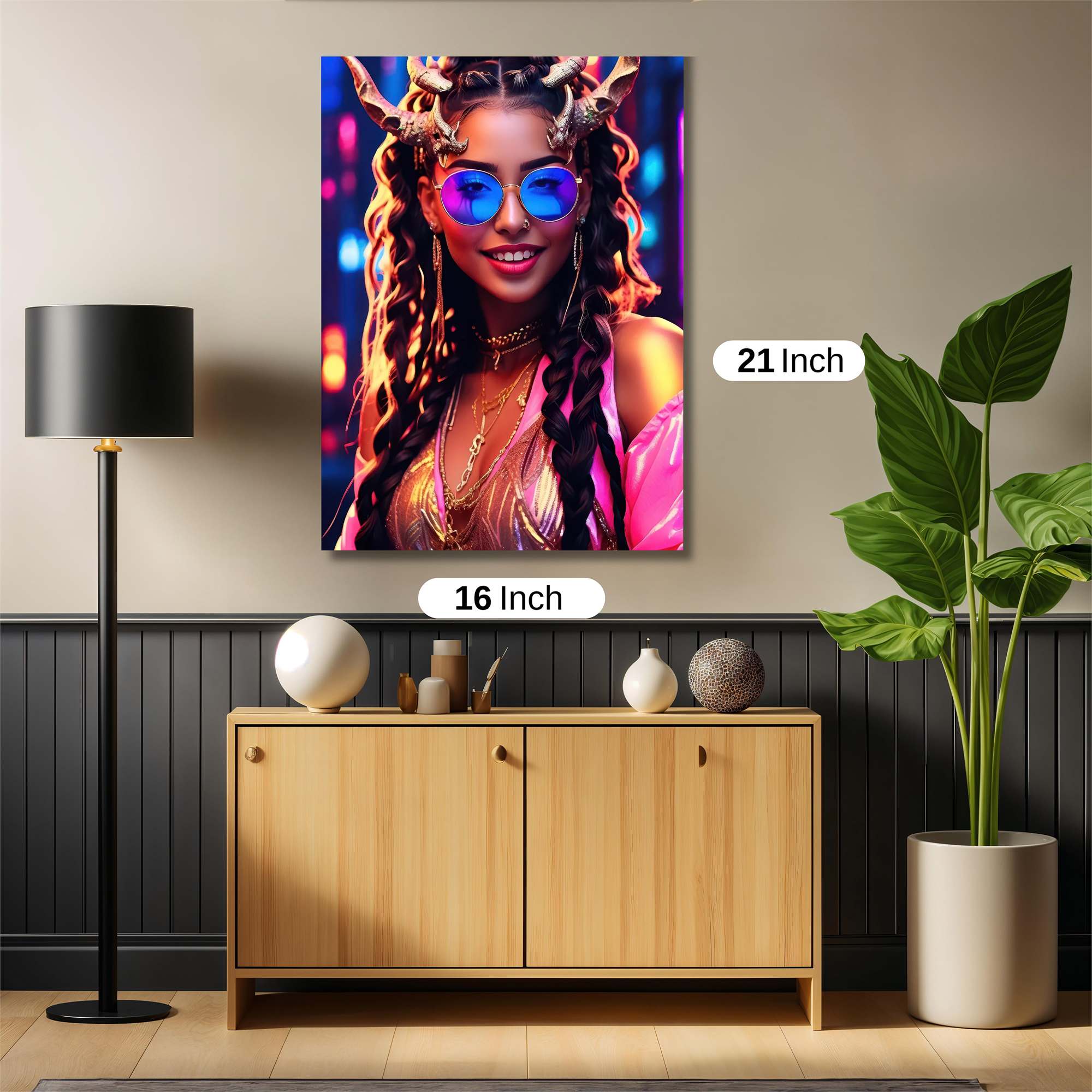 Neon Enchantress Safe Wall Magnetic / M