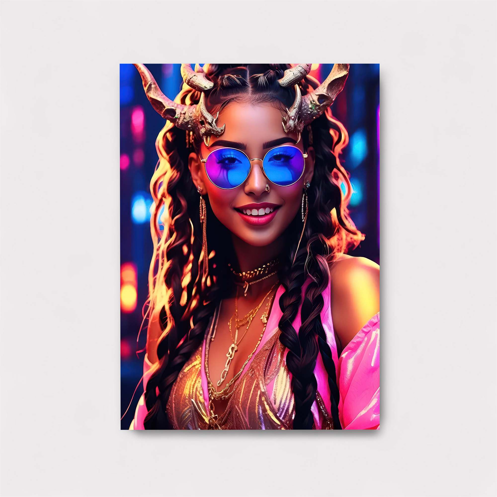Neon Enchantress Safe Wall Magnetic / M