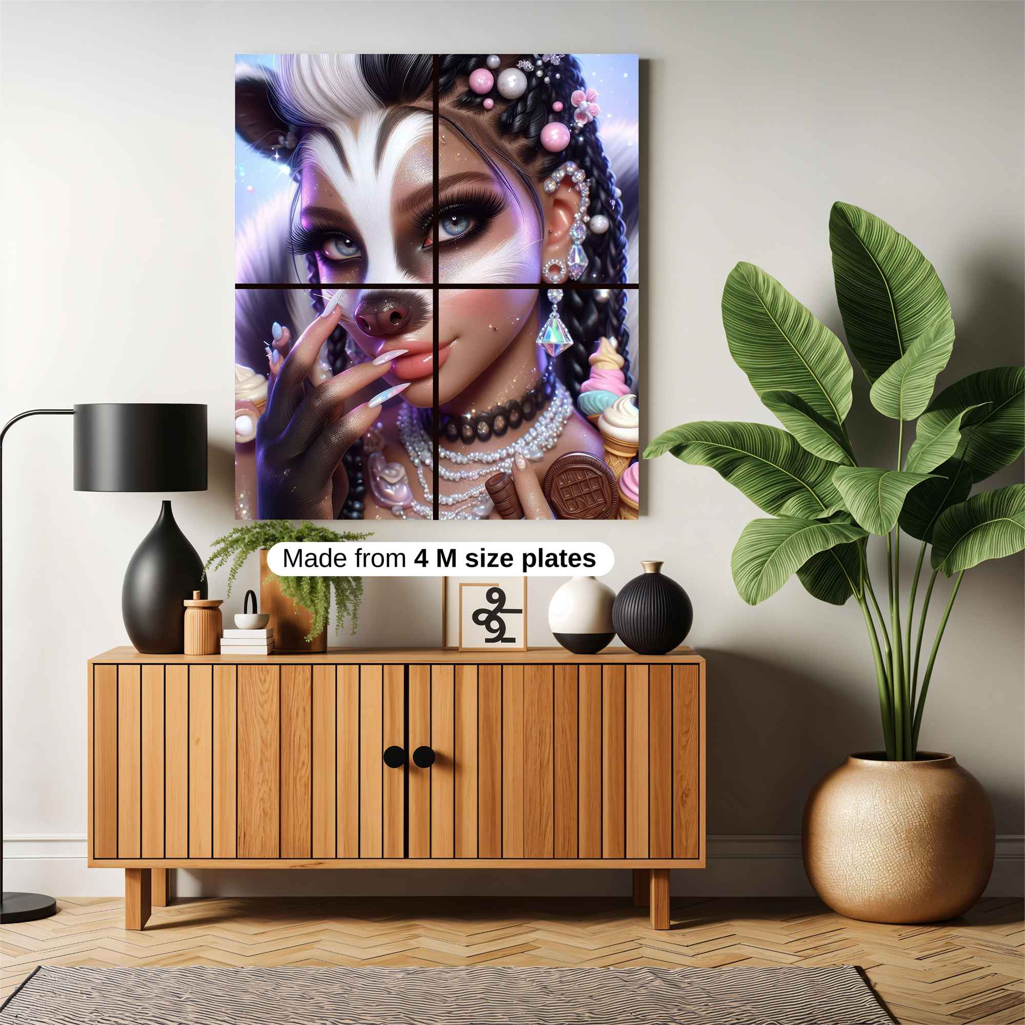 Skunk Sassy Safe Wall Magnetic / M