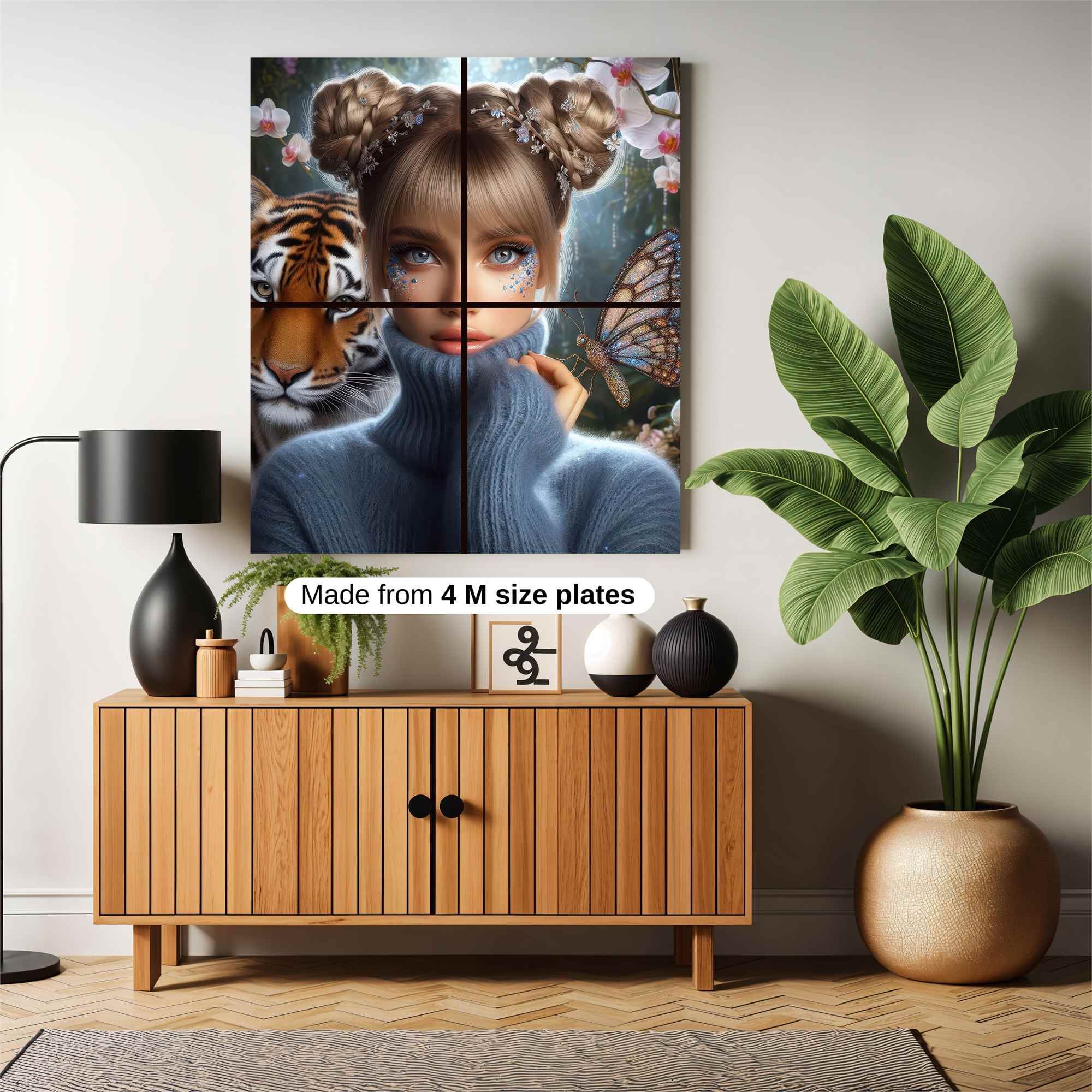 TigerWhimsy Safe Wall Magnetic / M