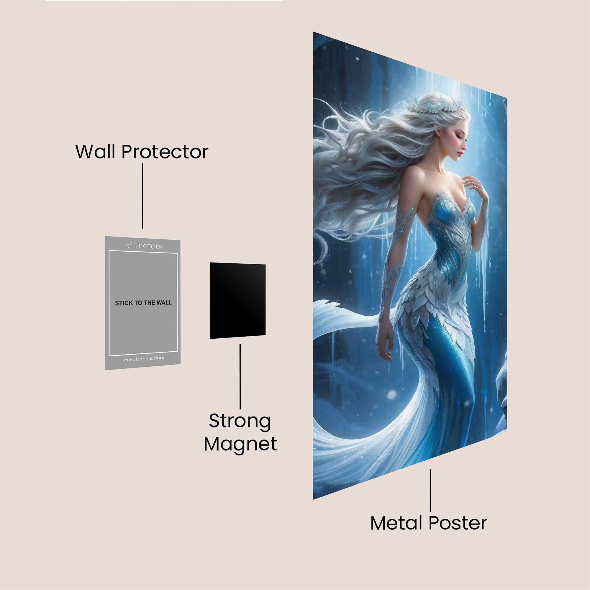 Ice Enchantress Safe Wall Magnetic / M