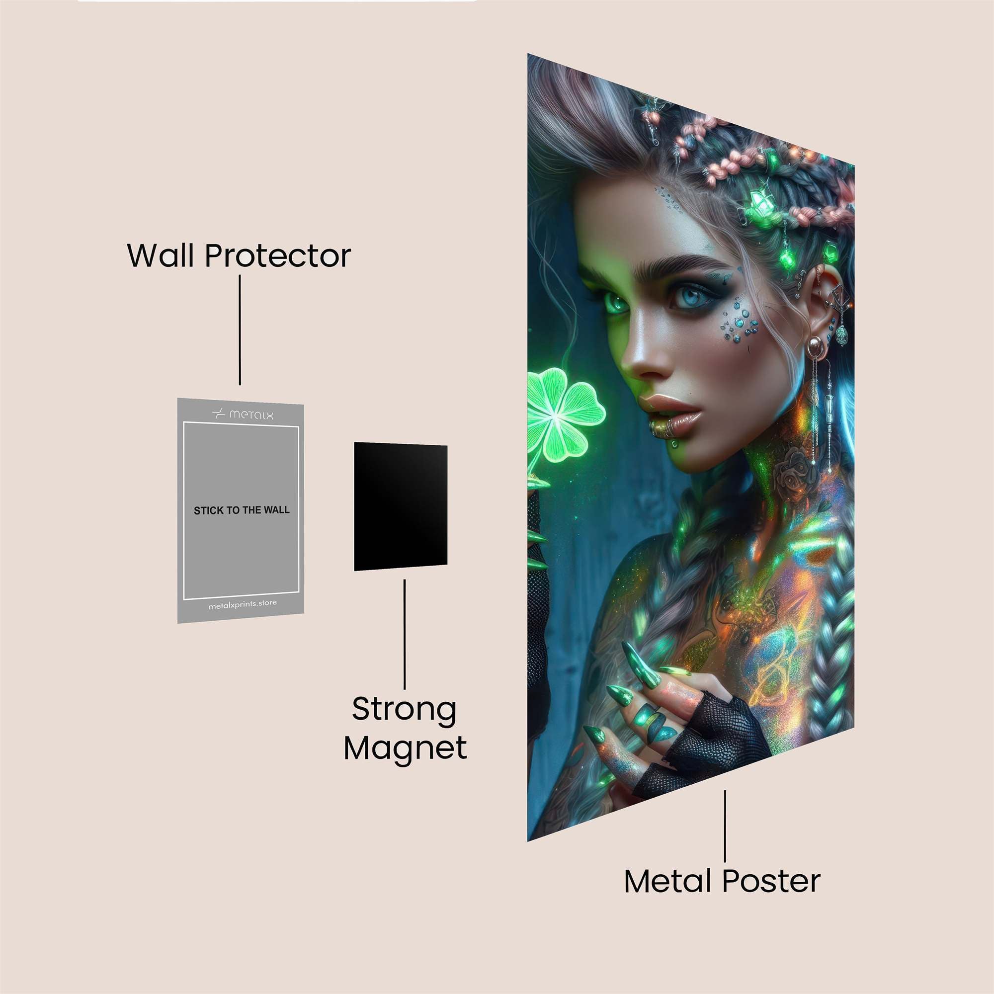 Clover Enchantress Safe Wall Magnetic / M