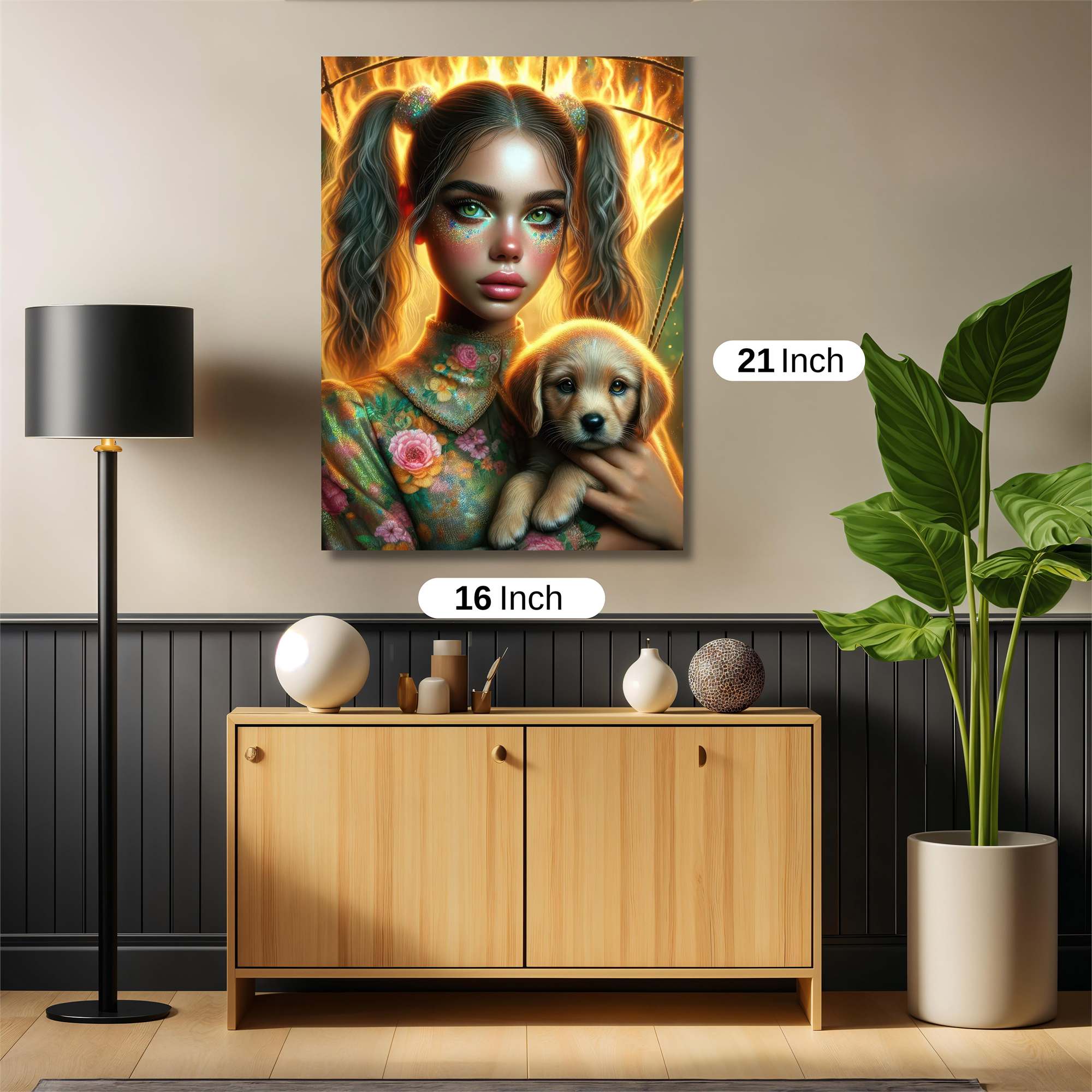 Flame Innocence Safe Wall Magnetic / M