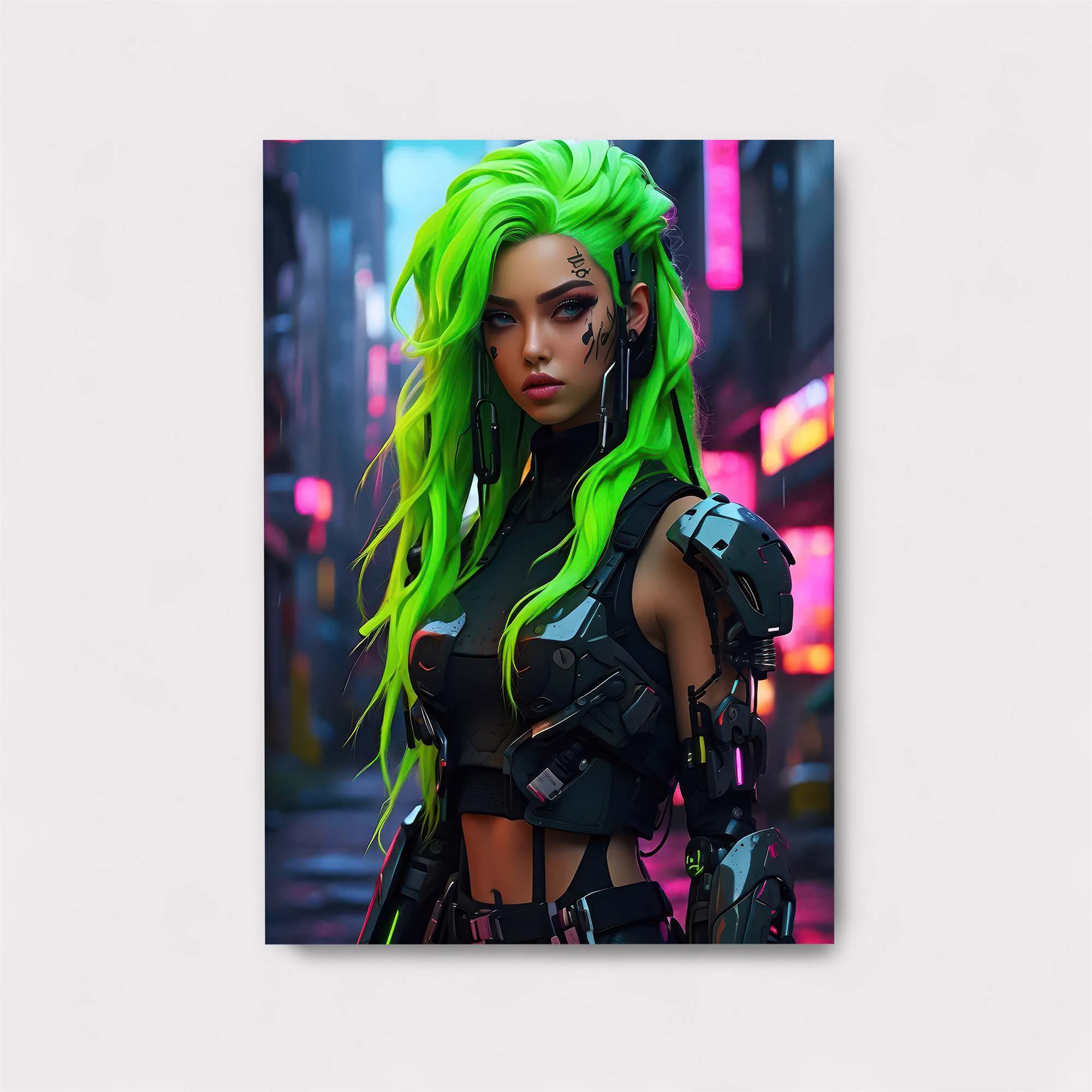 Neon Warrior Safe Wall Magnetic / M