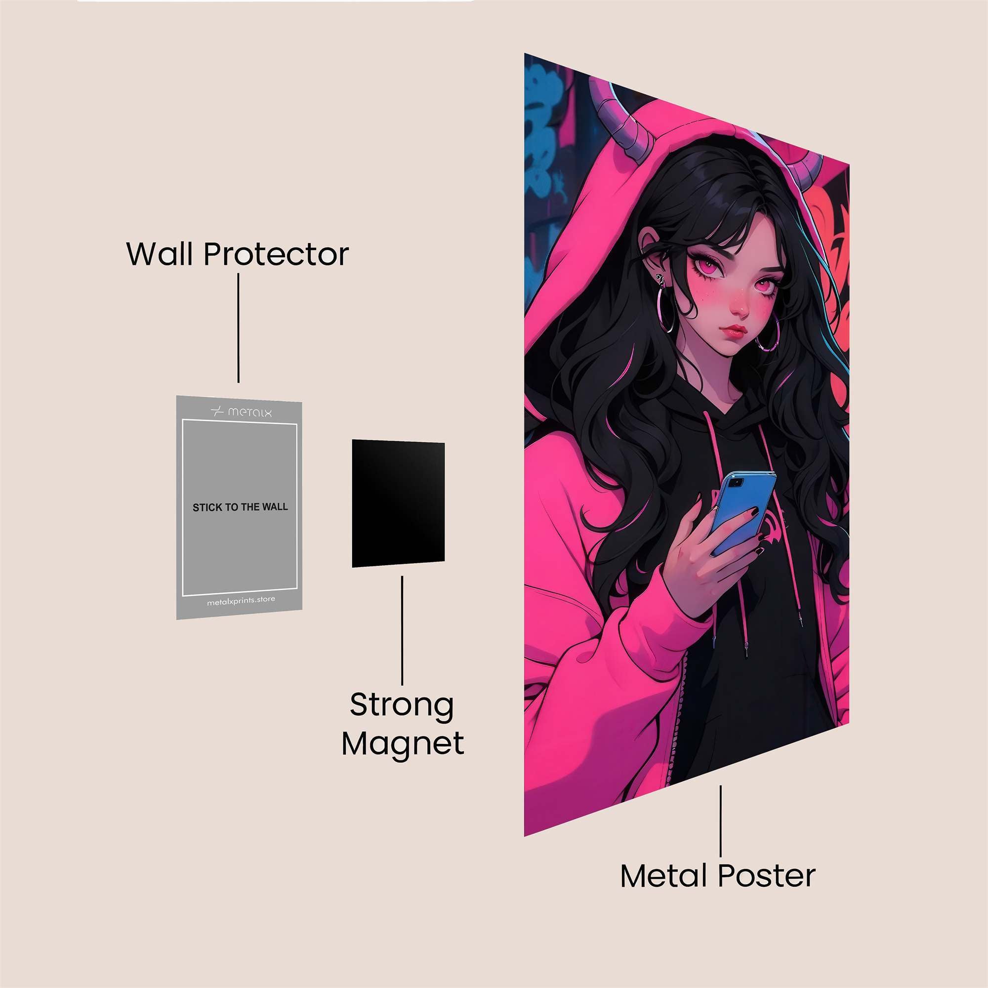 Devilish Chill Safe Wall Magnetic / M