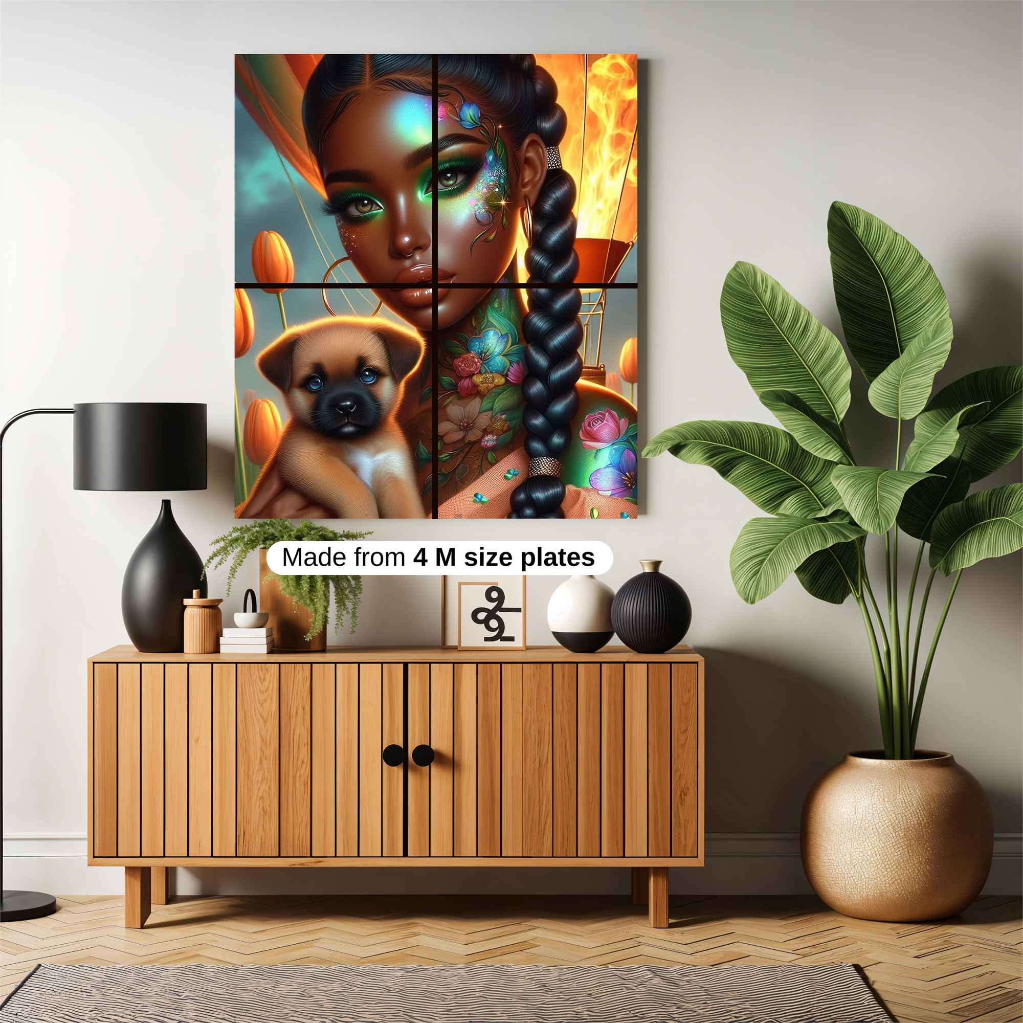 Puppy Serenity Safe Wall Magnetic / M