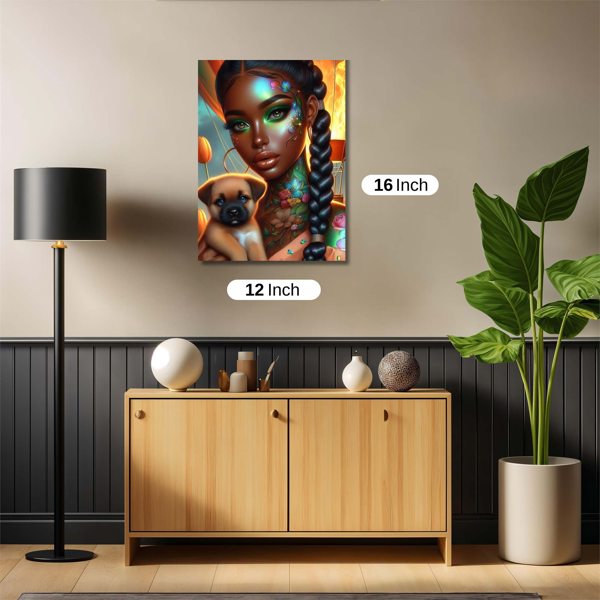Puppy Serenity Safe Wall Magnetic / M