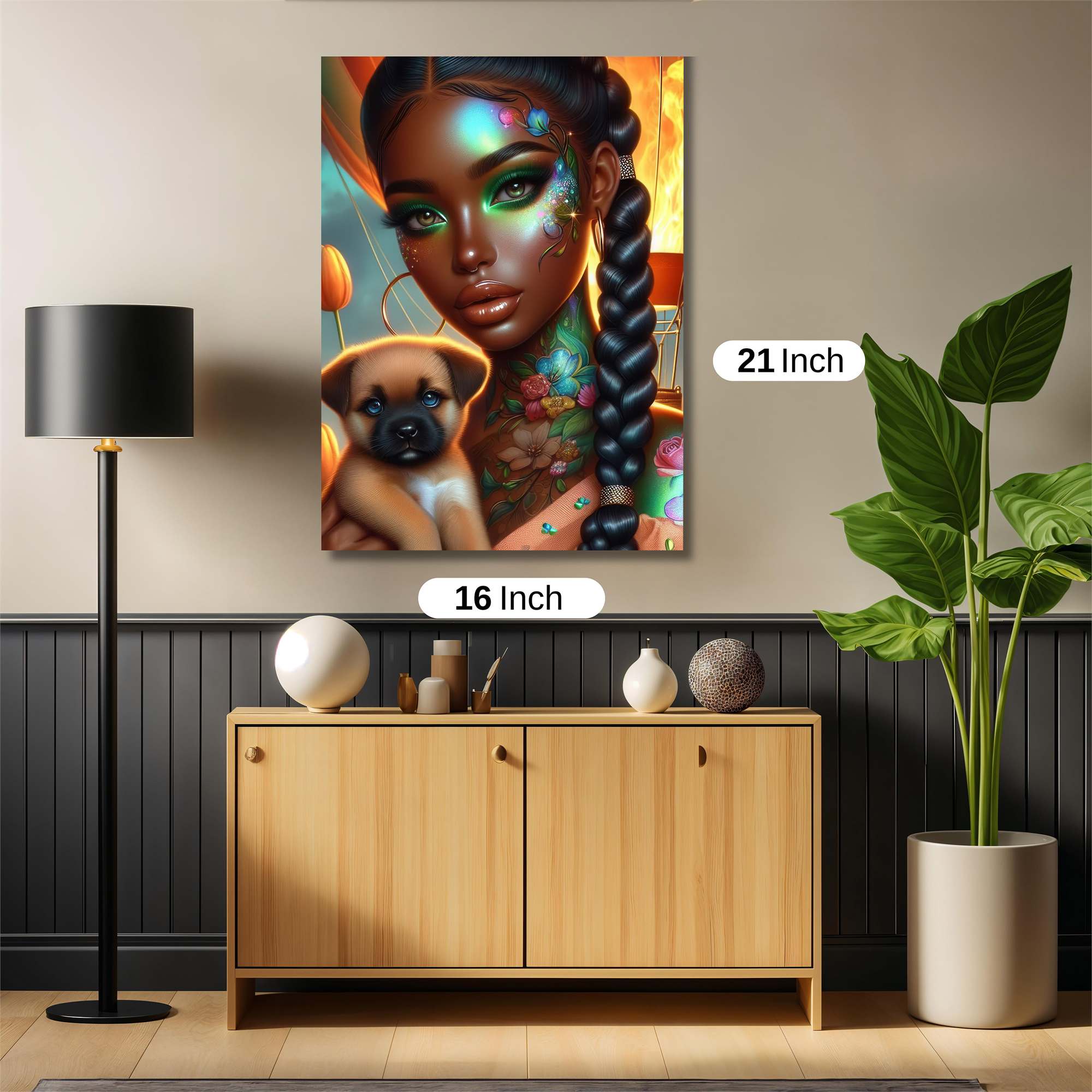 Puppy Serenity Safe Wall Magnetic / M