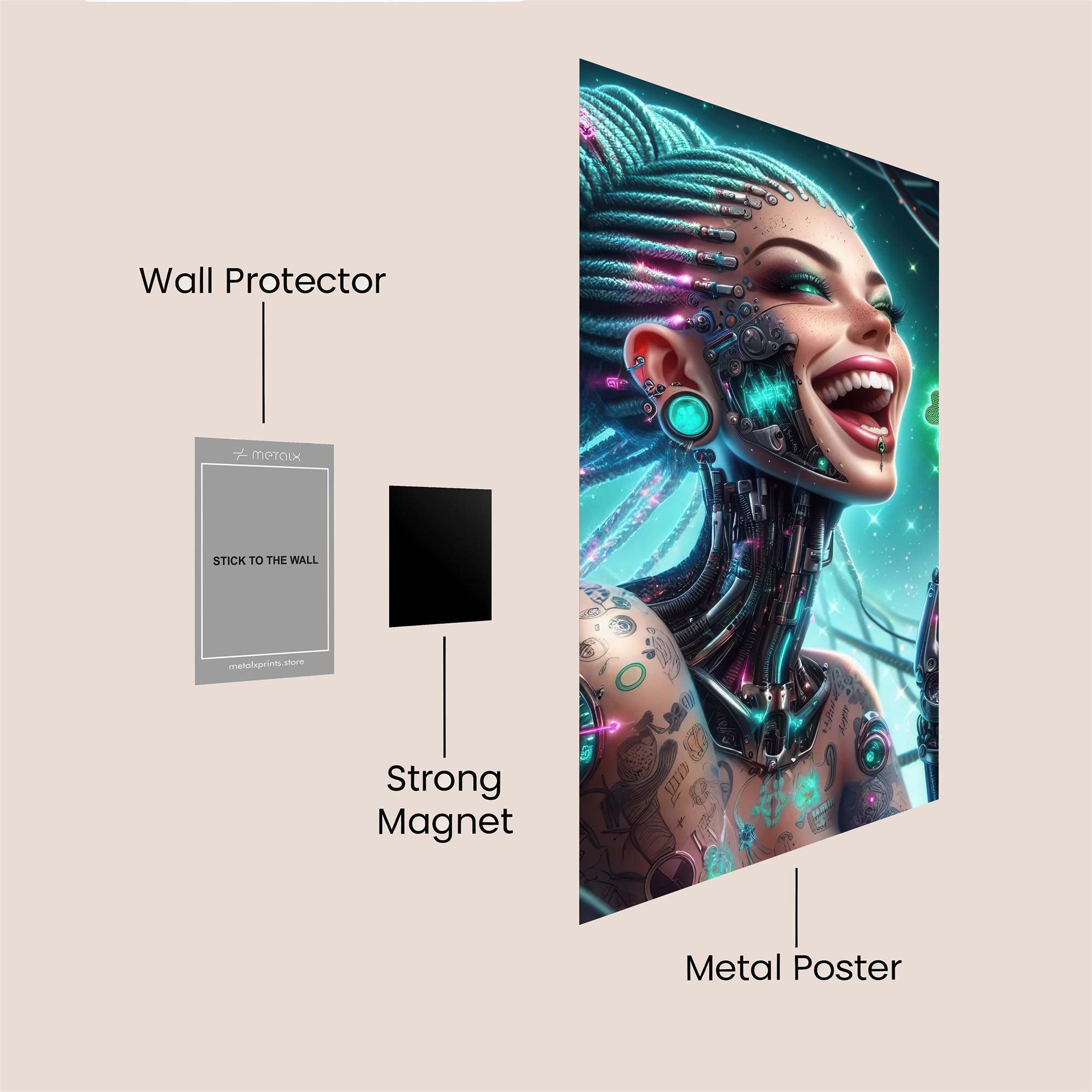 Cyber Joy Safe Wall Magnetic / M