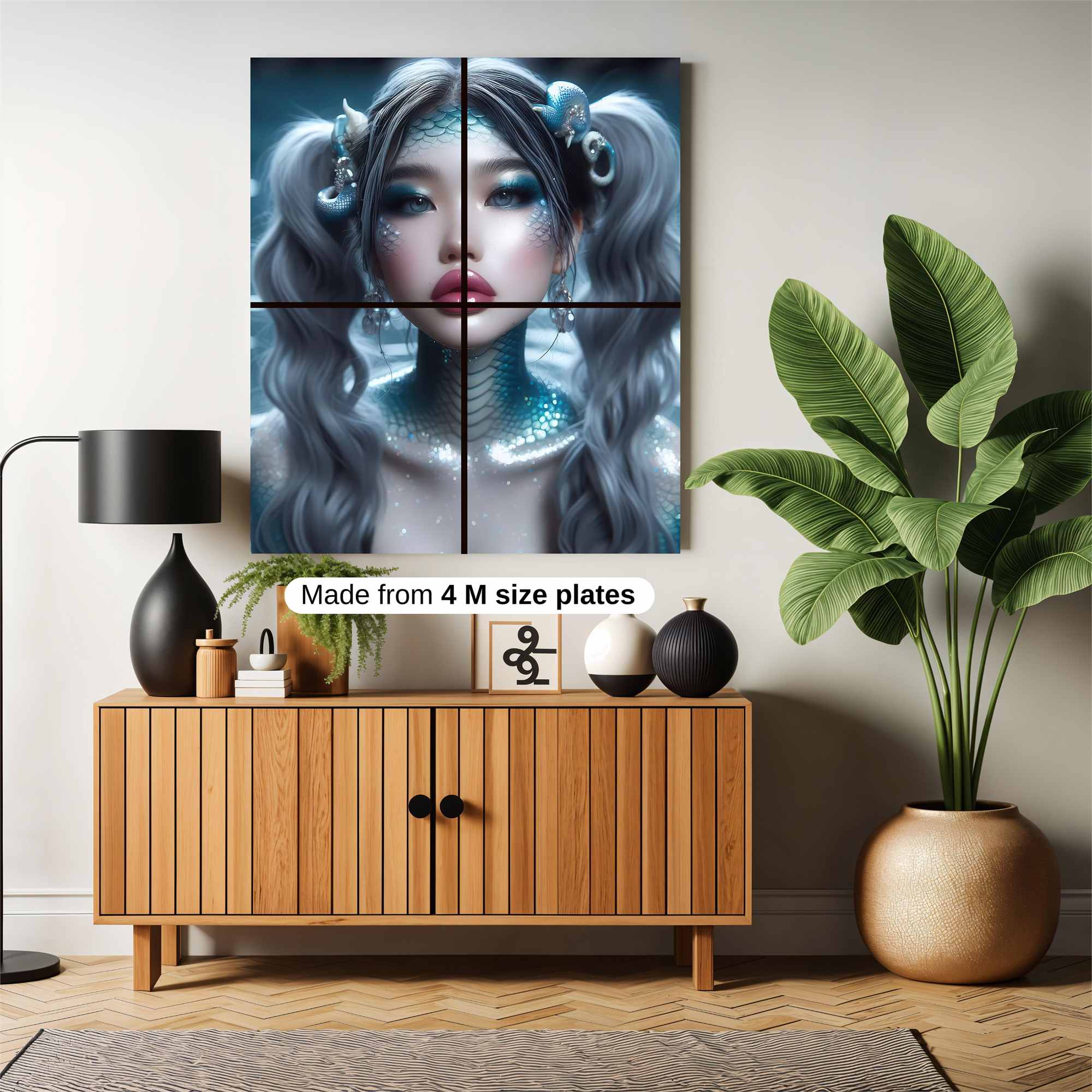 Mermaid Enchantment Safe Wall Magnetic / M