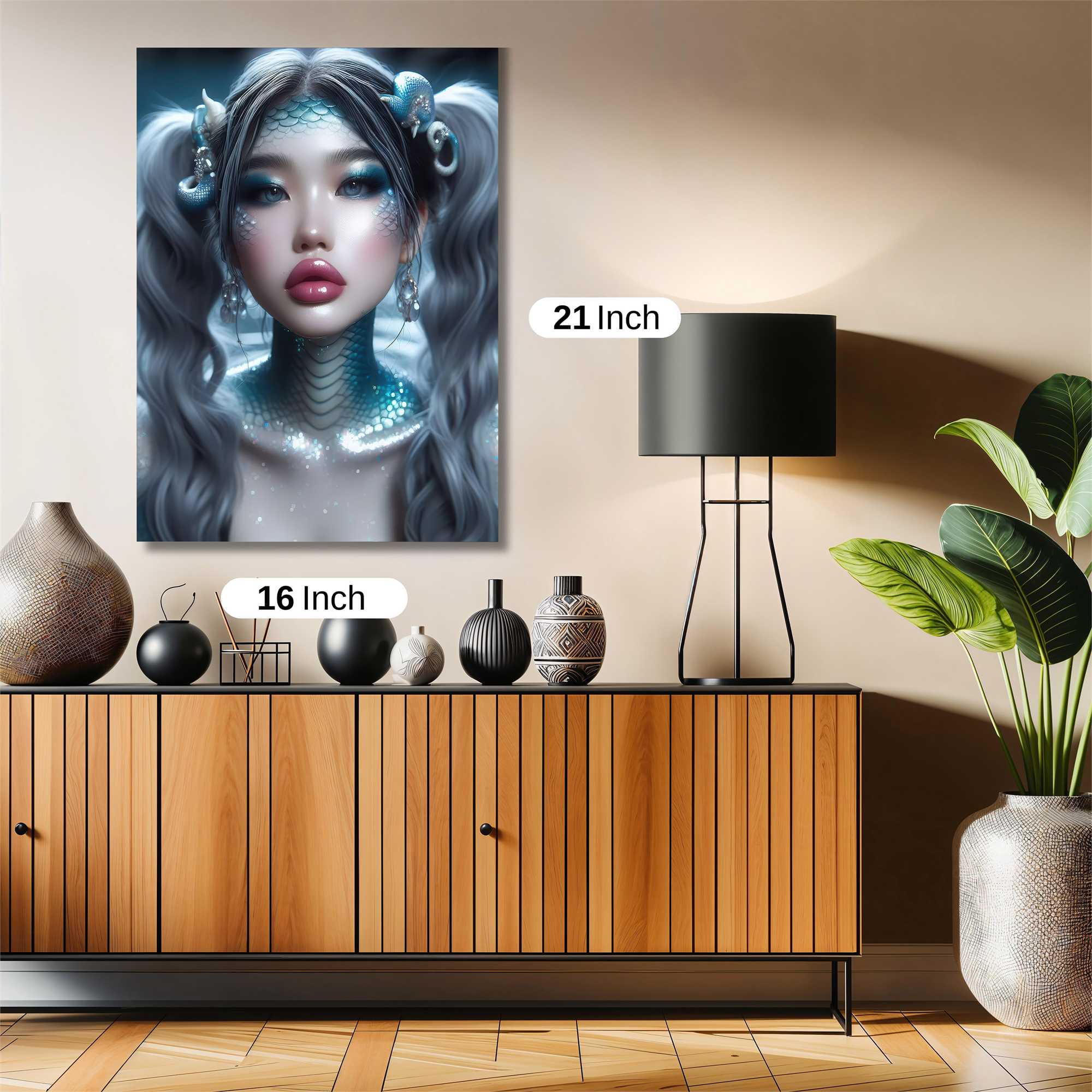 Mermaid Enchantment Safe Wall Magnetic / M