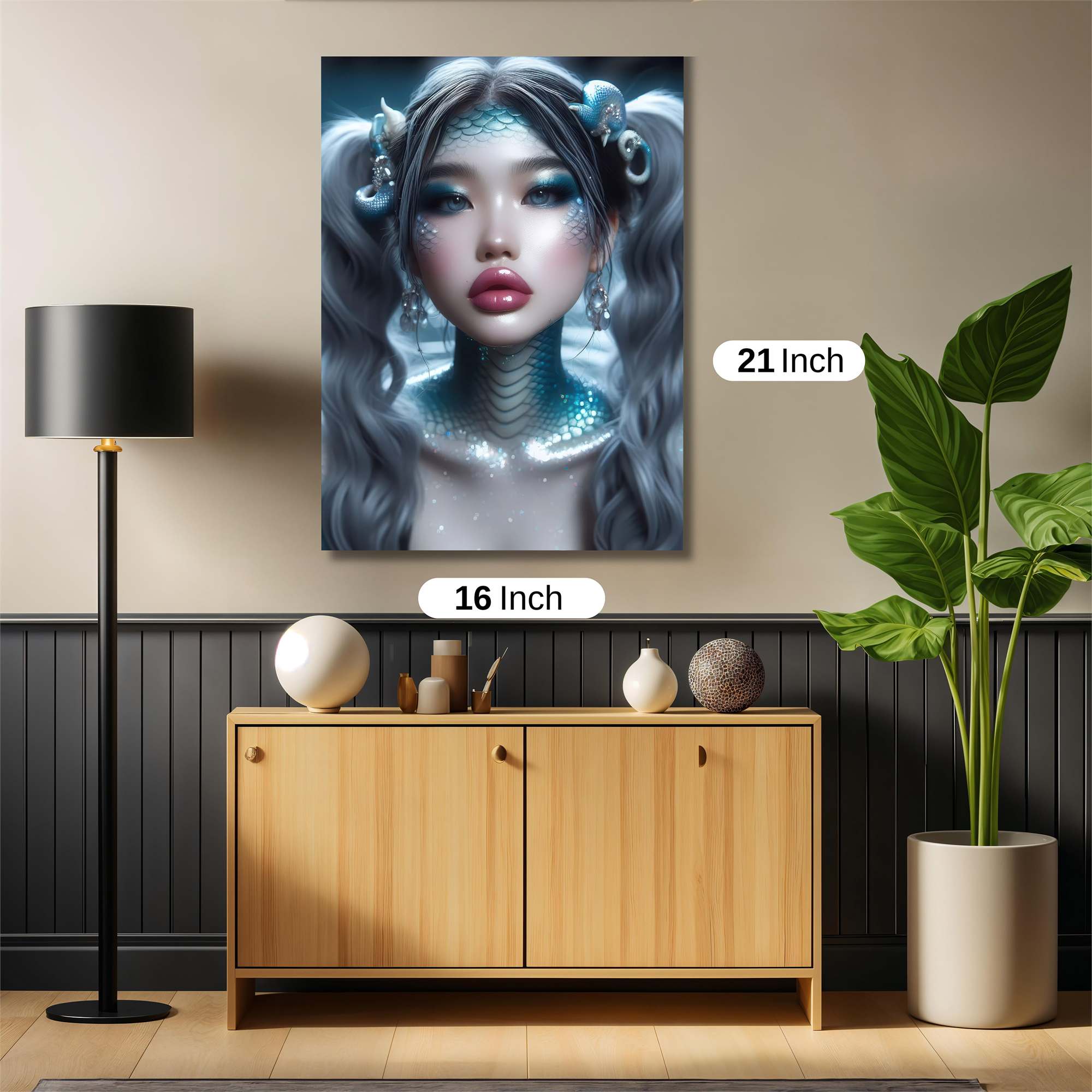 Mermaid Enchantment Safe Wall Magnetic / M