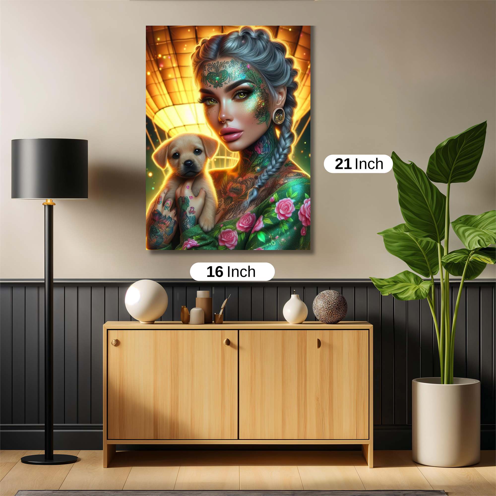 PuppyWhimsy Safe Wall Magnetic / M