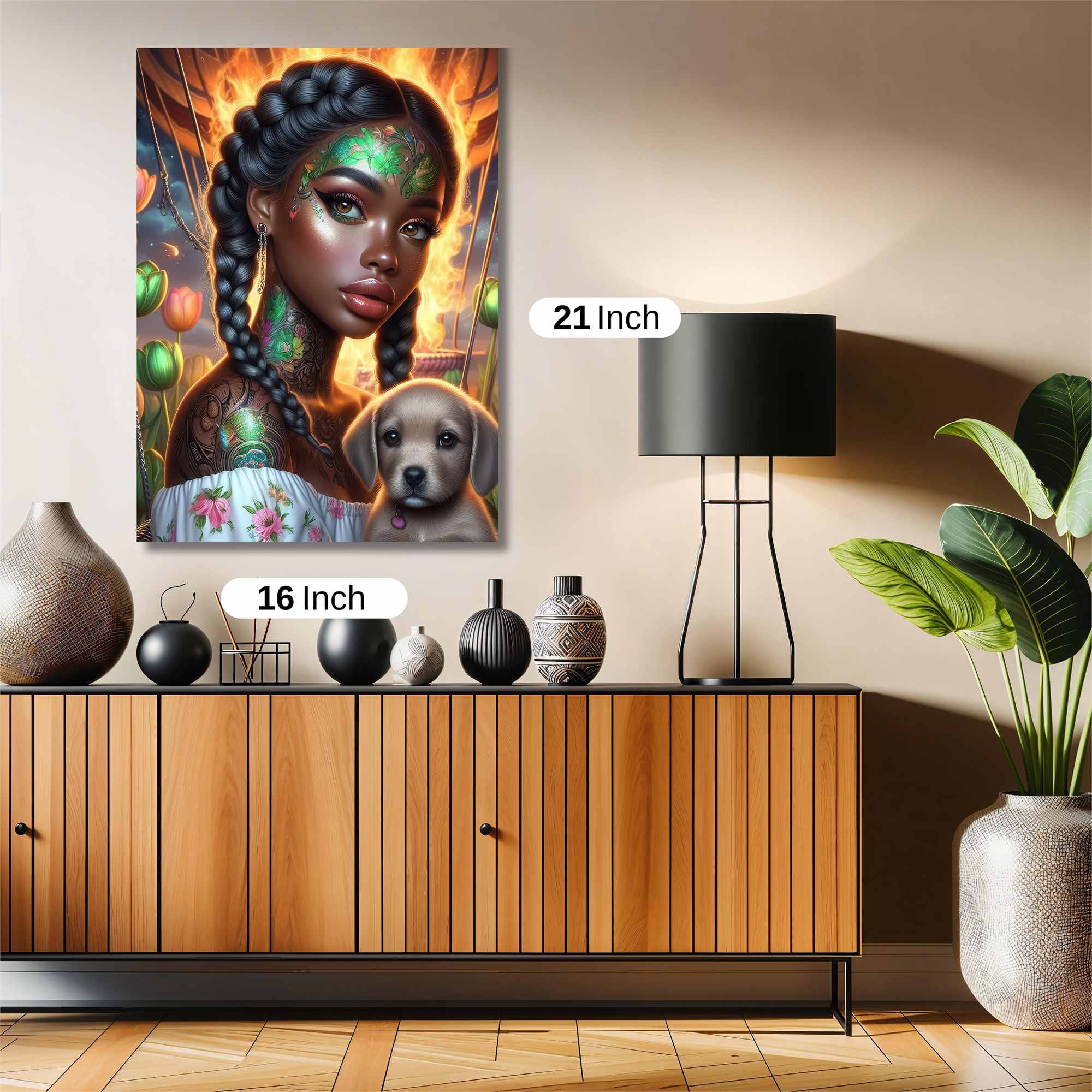 Tulip Serenity Safe Wall Magnetic / M