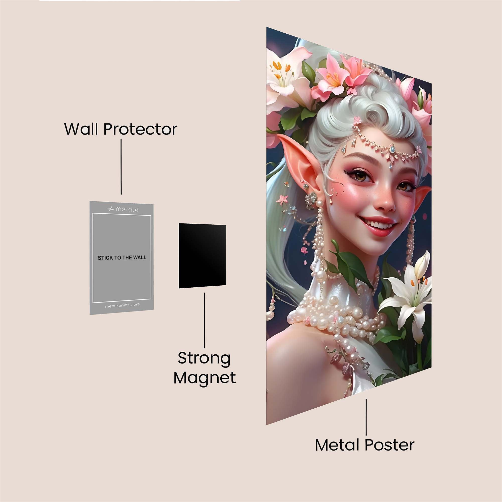 Fairy Enchantment Safe Wall Magnetic / M
