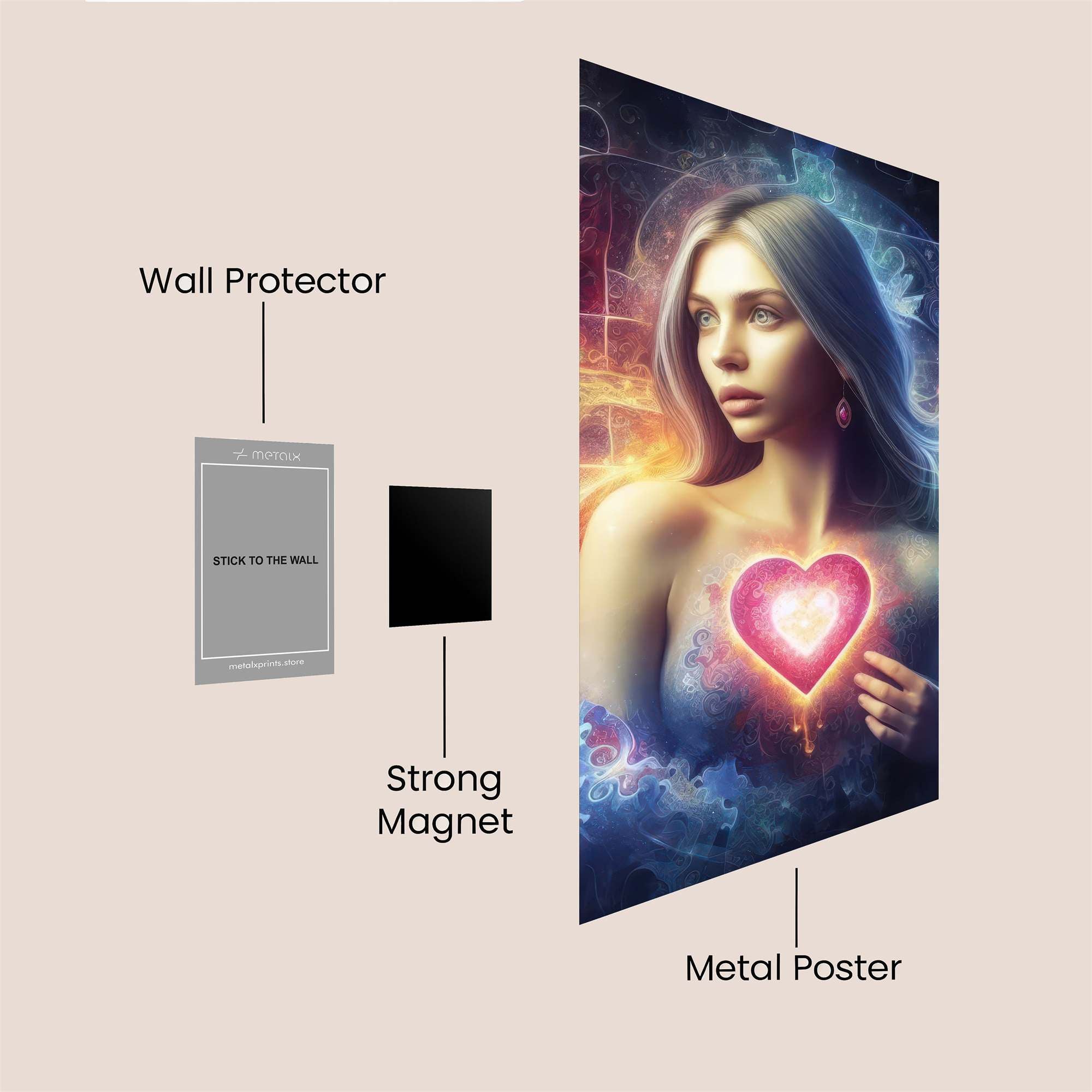 Celestial Embrace Safe Wall Magnetic / M