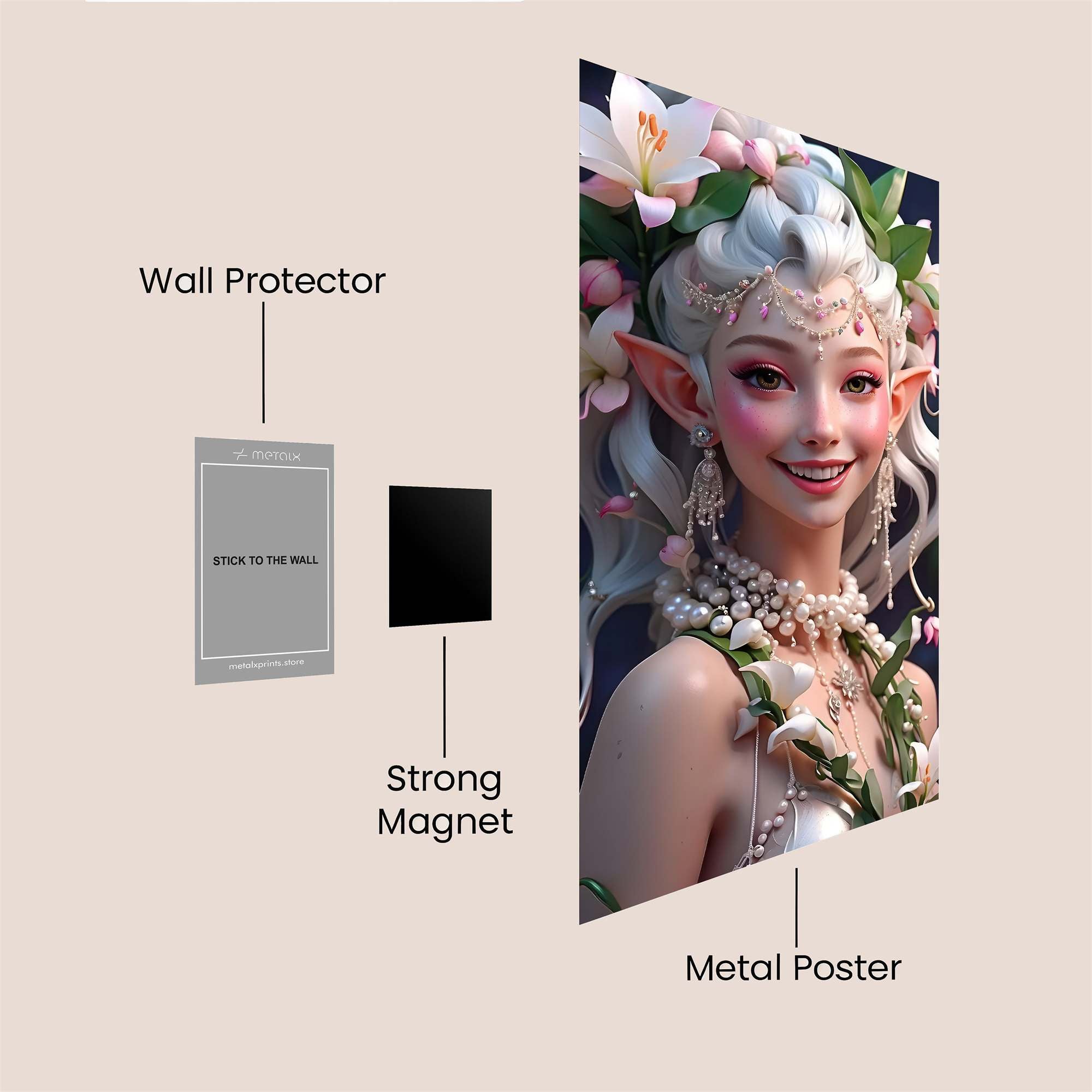 Fairy Bliss Safe Wall Magnetic / M