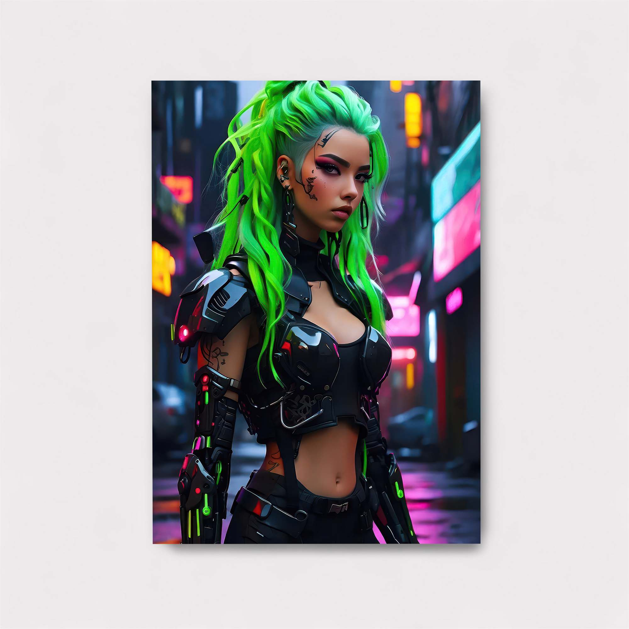 Cyberpunk Vixen Safe Wall Magnetic / M