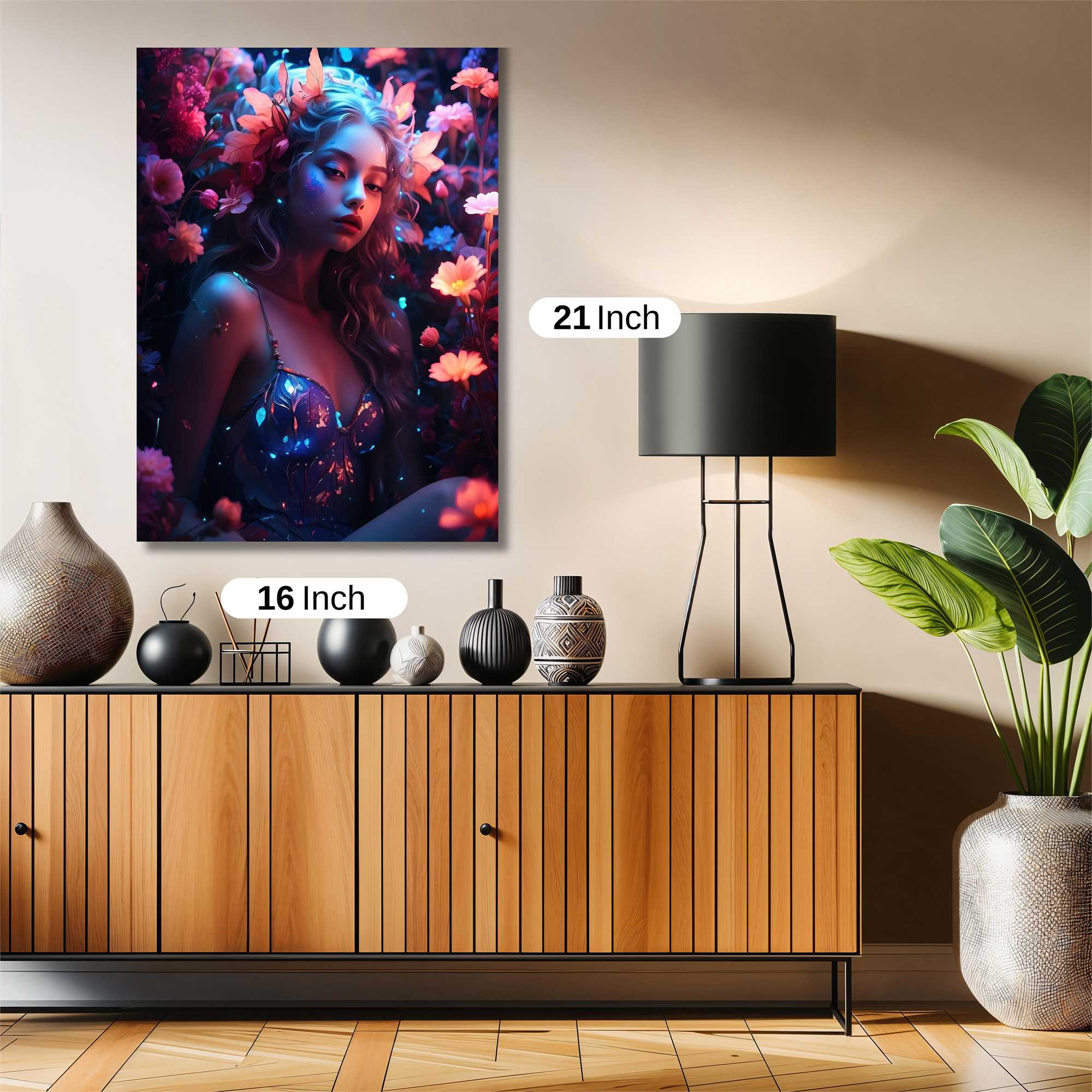 Floral Enchantment Safe Wall Magnetic / M