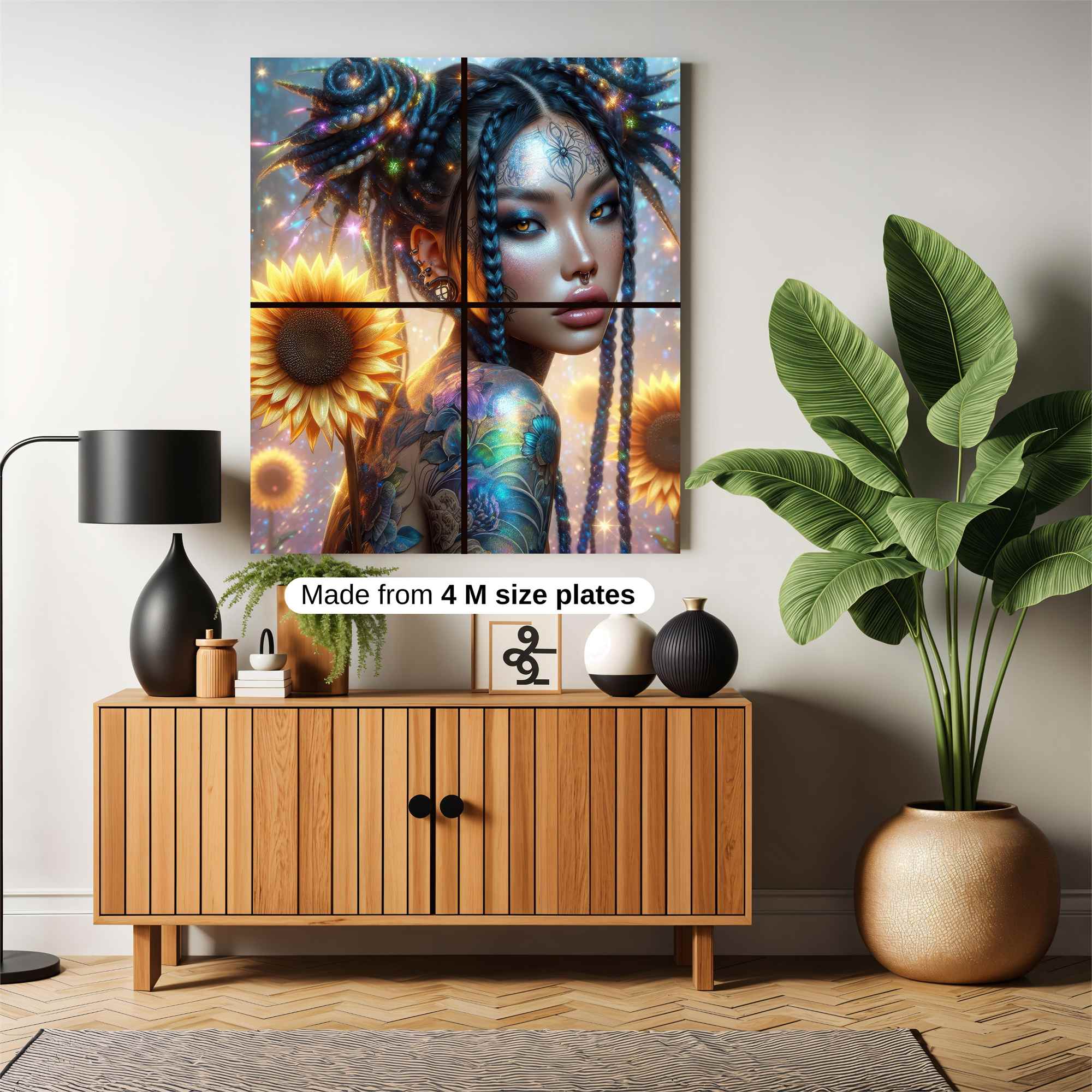 Sunflower Enchantment Safe Wall Magnetic / M