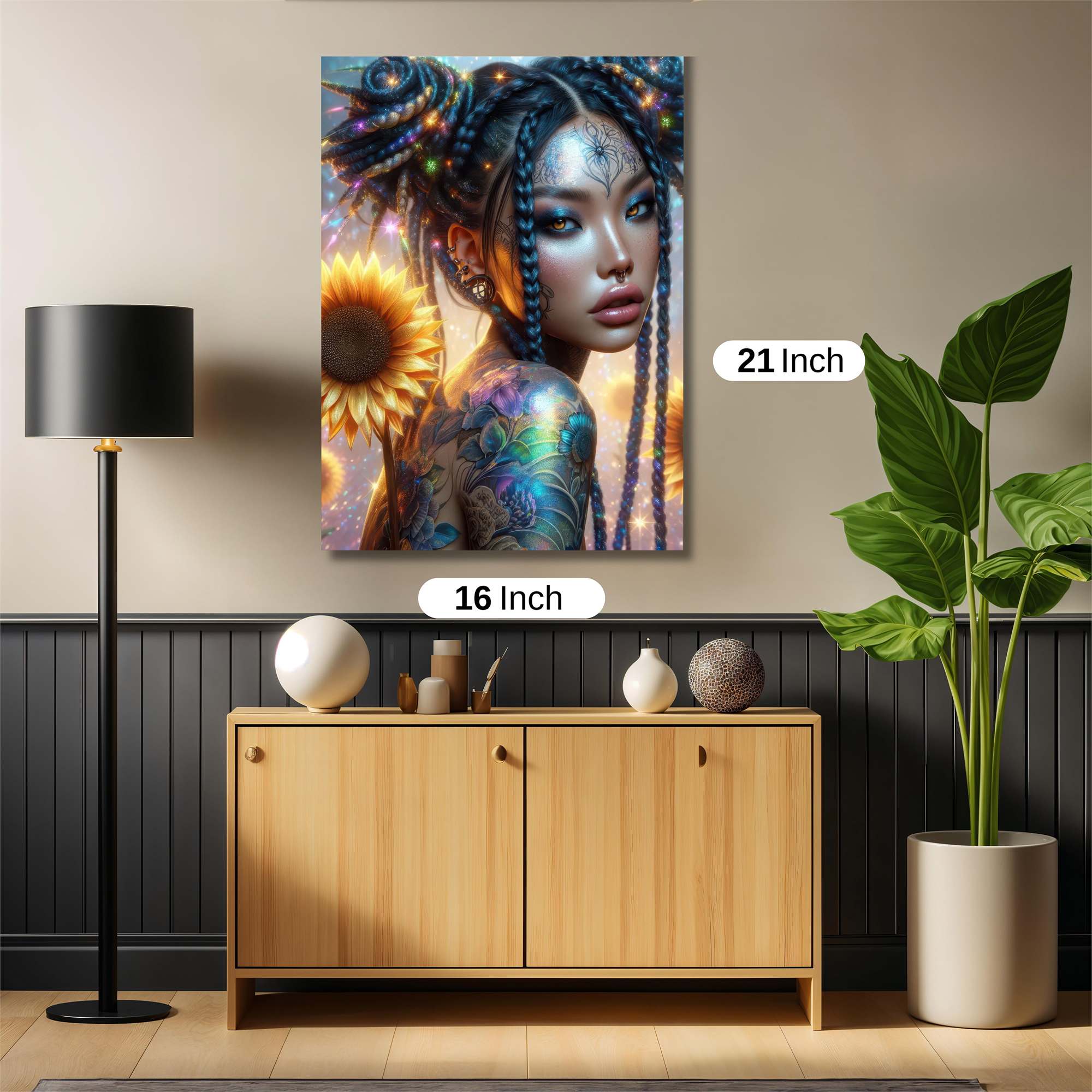 Sunflower Enchantment Safe Wall Magnetic / M