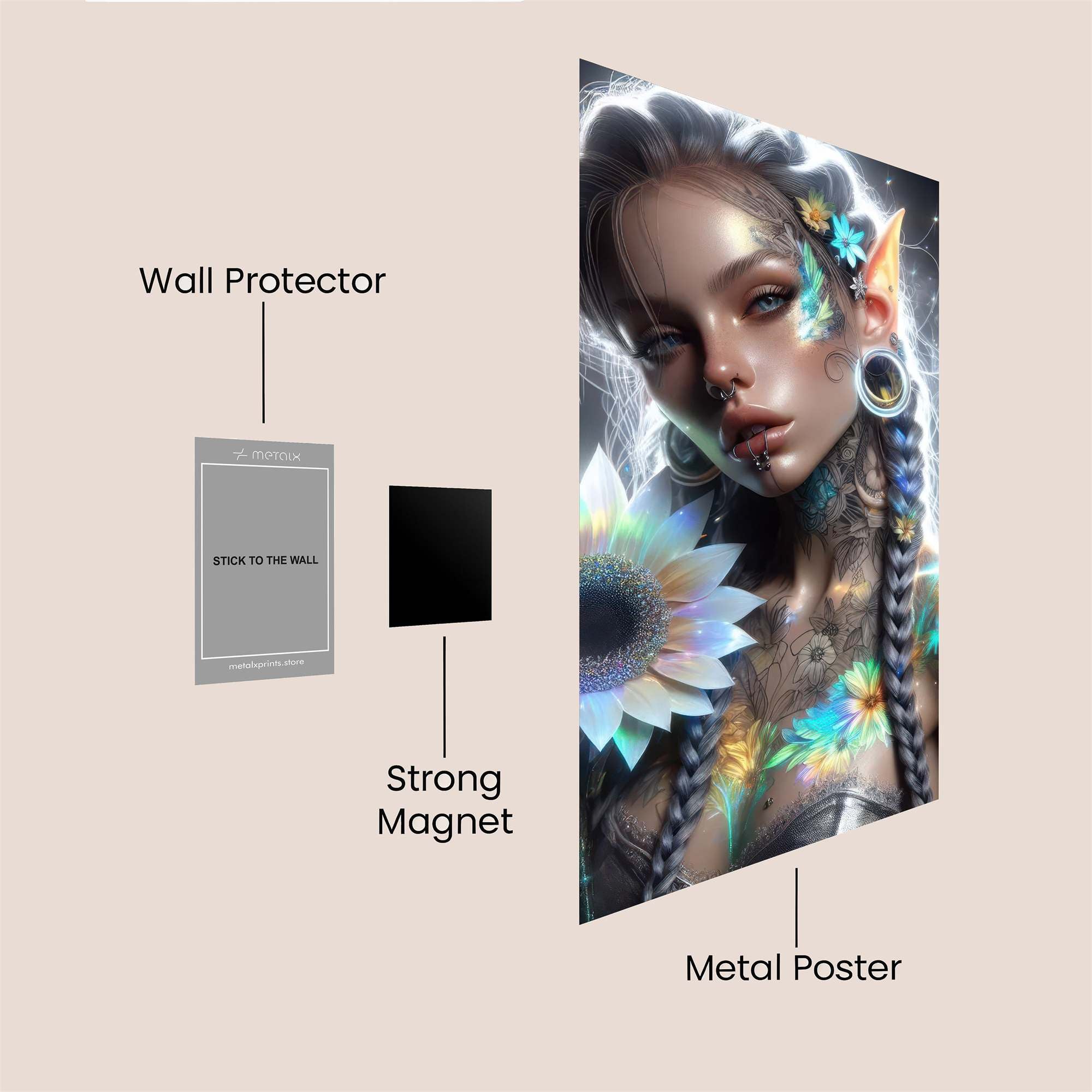 Elven Radiance Safe Wall Magnetic / M