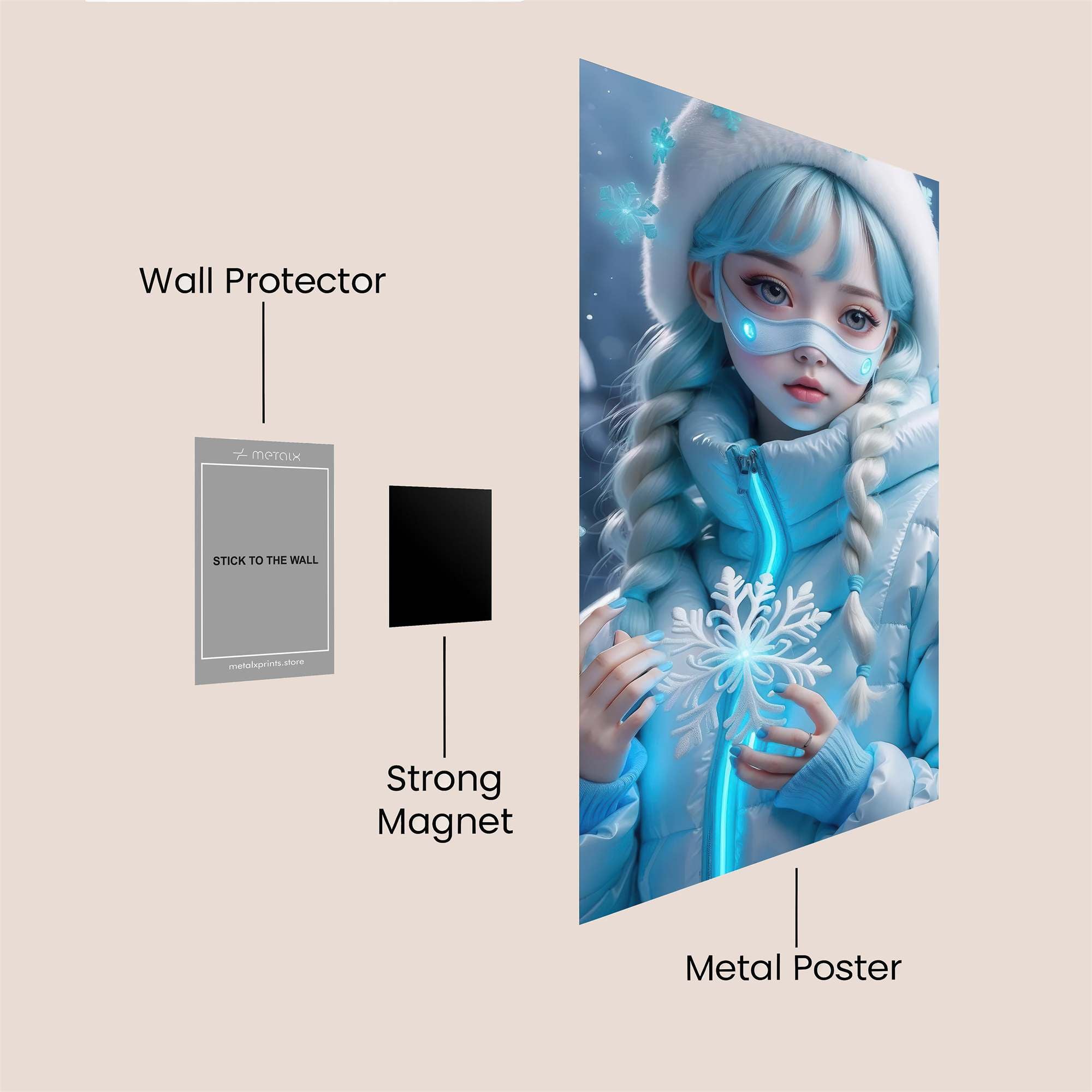 Frost Enchantress Safe Wall Magnetic / M