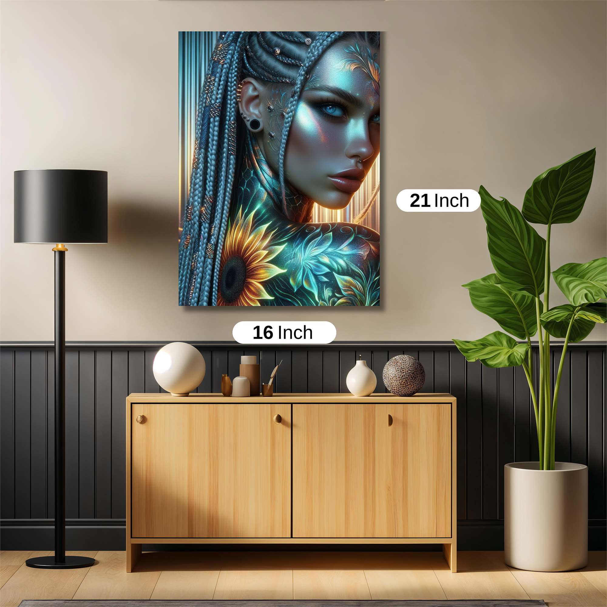 Sunflower Enigma Safe Wall Magnetic / M