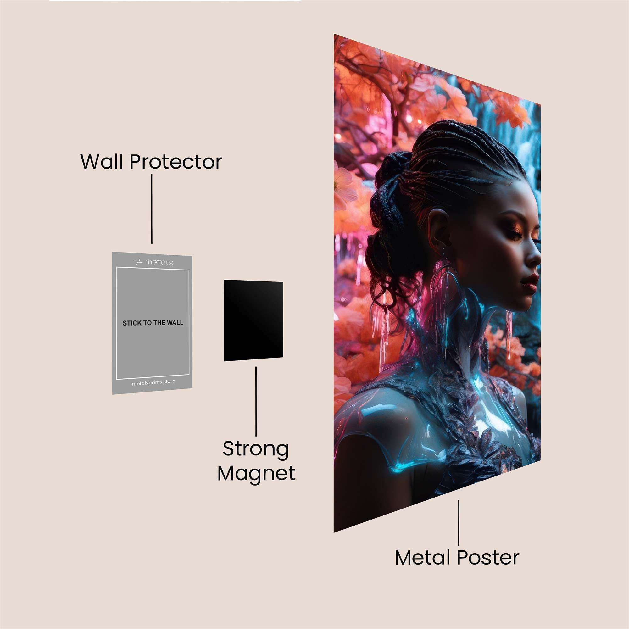 Fairy Enchantment Safe Wall Magnetic / M